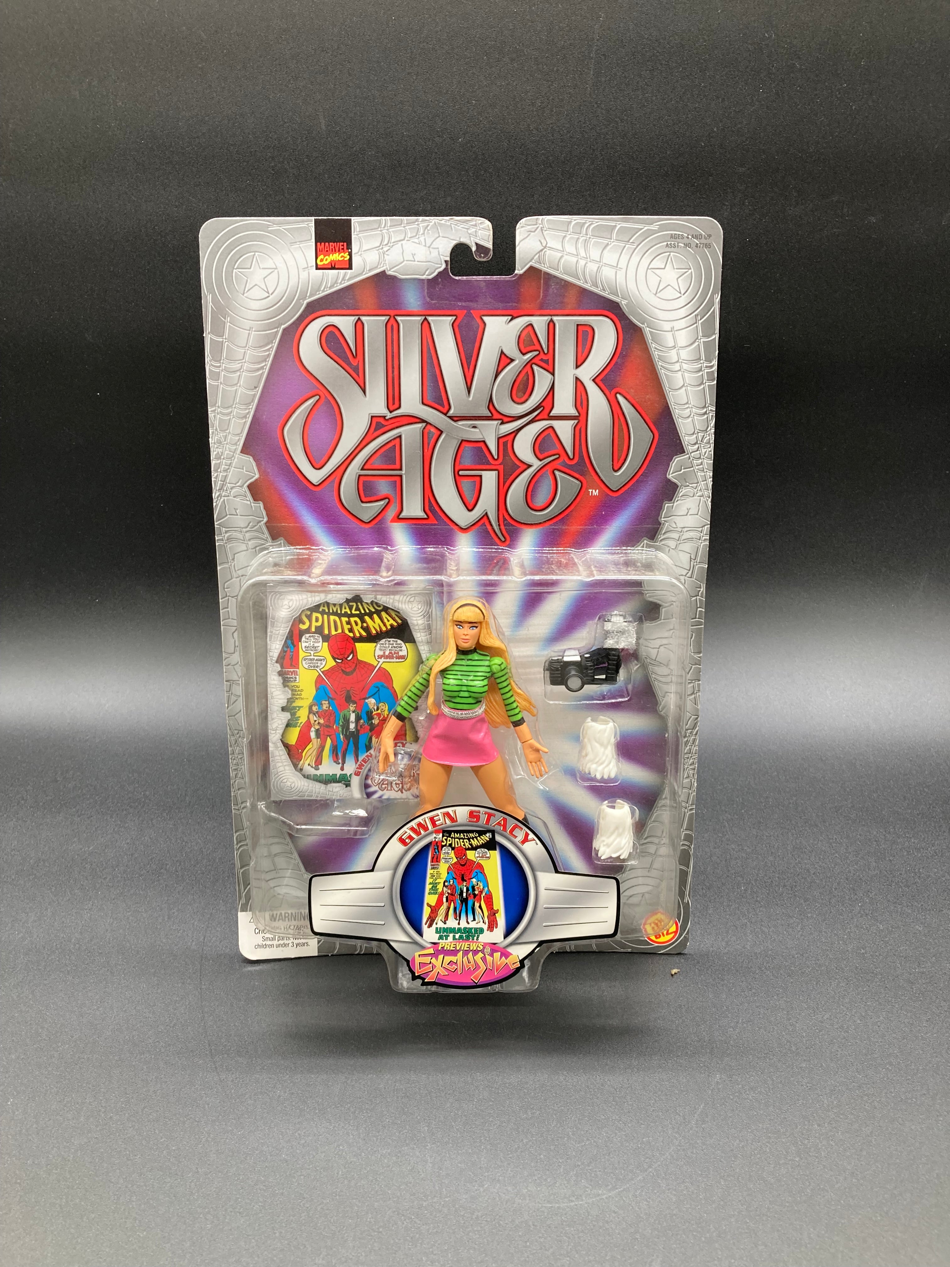 Gwen Stacy Toybiz Previews Exclusive 1999 Marvel Silver Age Figure