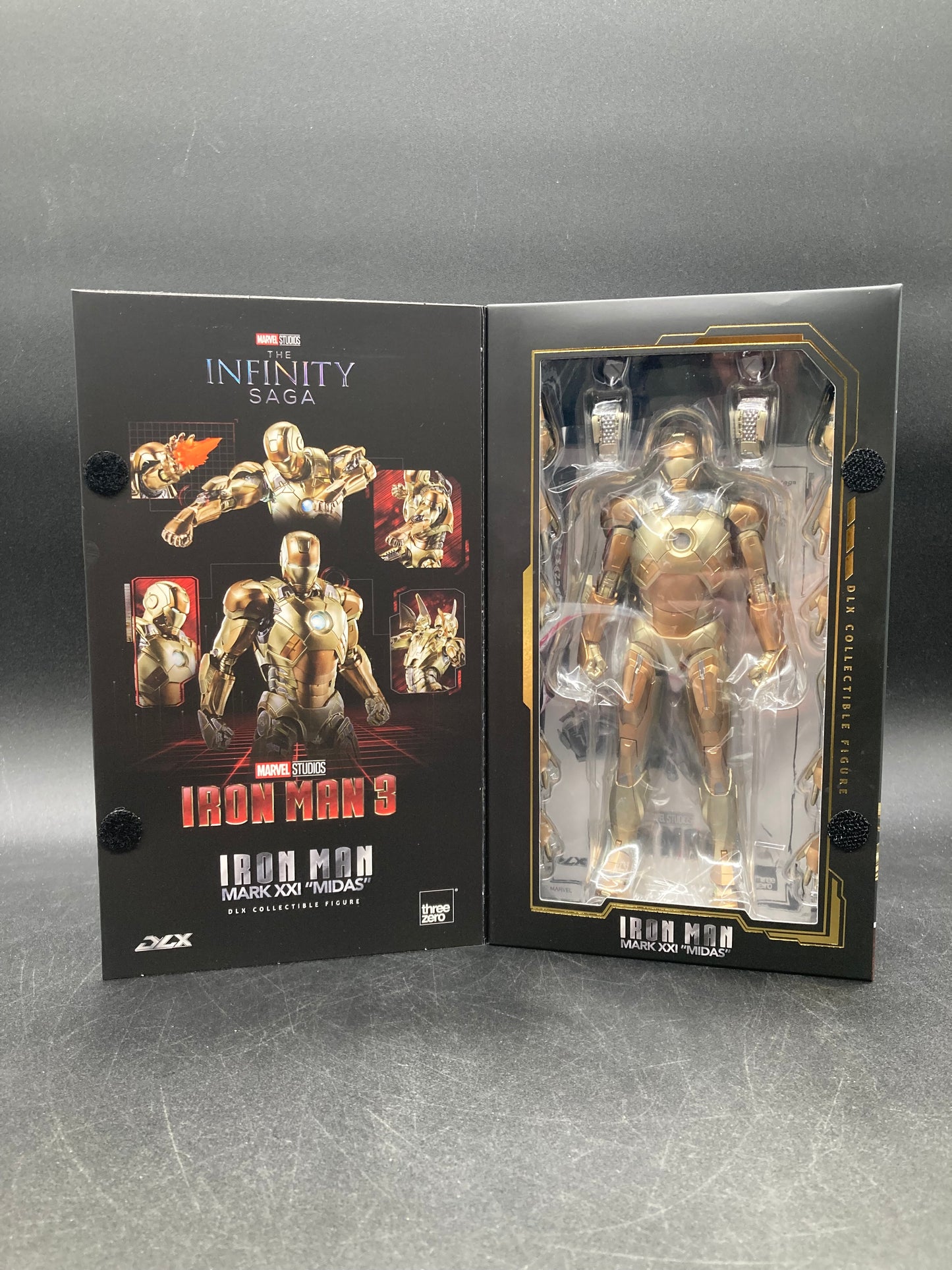 Iron Man Mark XXI "Midas" 1/12 Scale Avengers: The Infinity Saga DLX Three Zero Action Figure