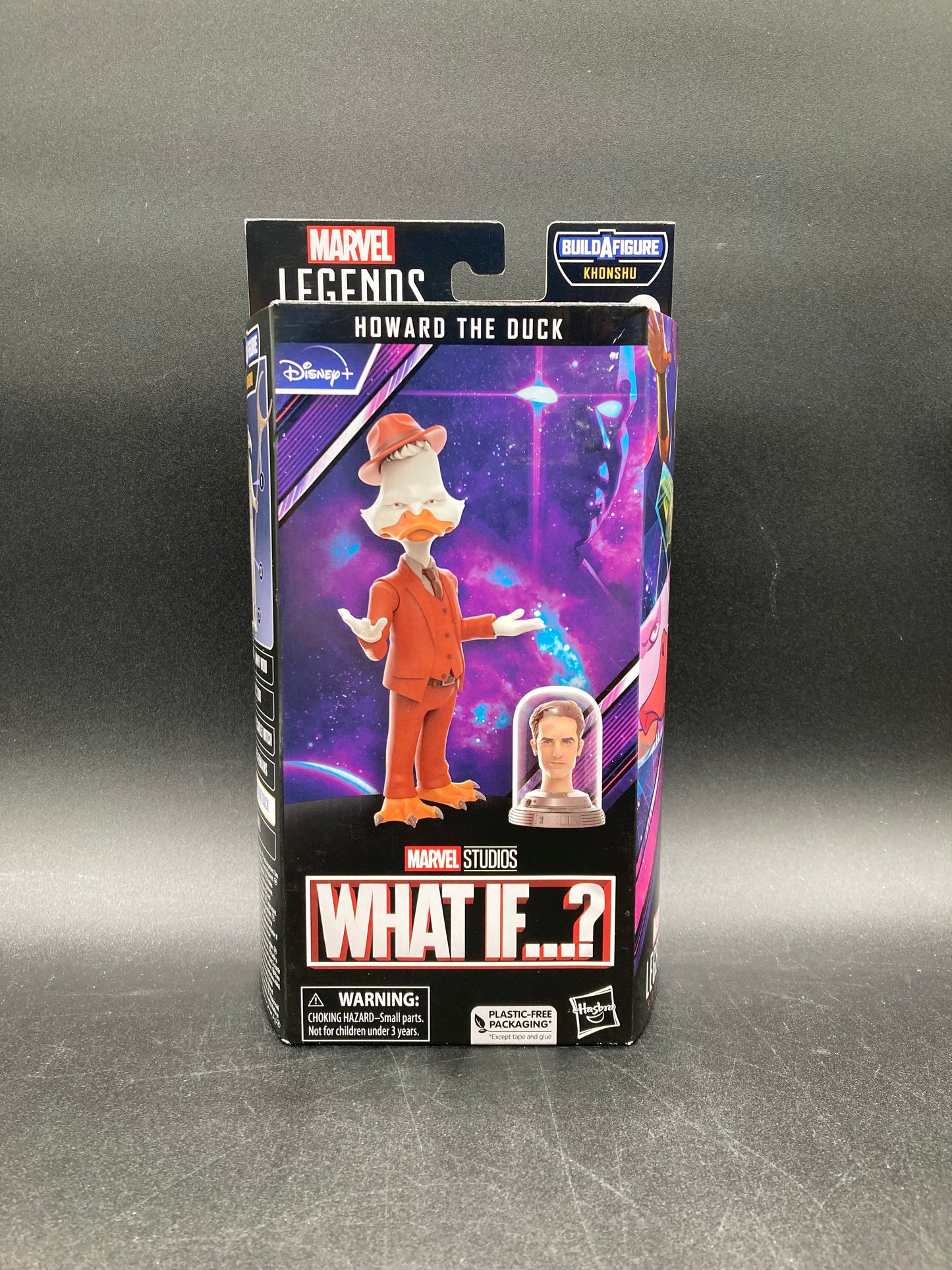 Howard The Duck Hasbro Marvel Legends What If? Figure Khonshu BAF 2022