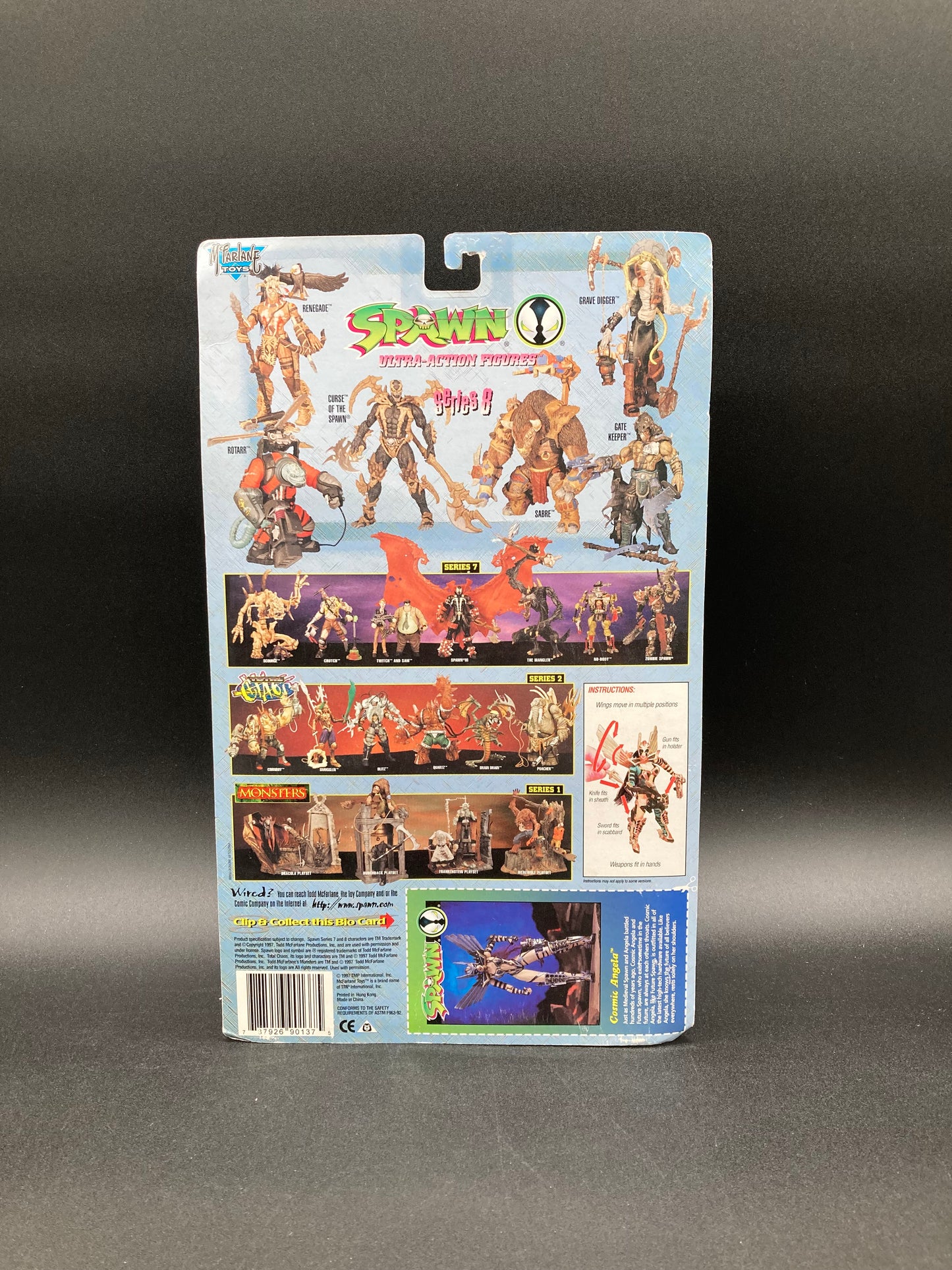 Cosmic Angela McFarlane Spawn Series 8 Figure Diamond Distributors “Spawn Month” Exclusive 1997