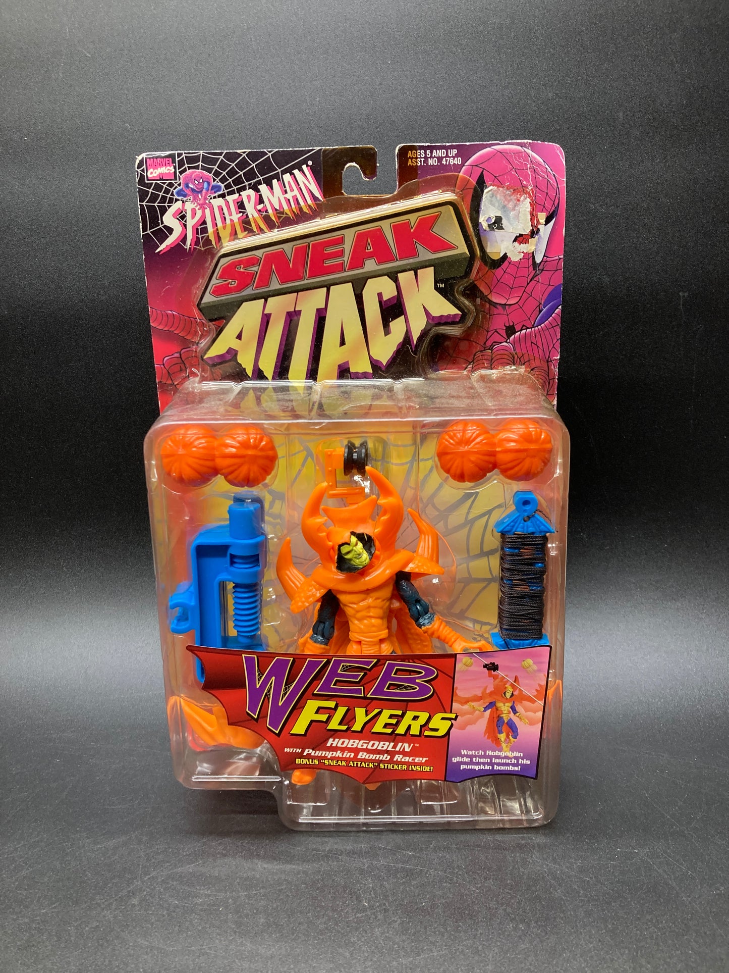 Hobgoblin Spider-Man: Sneak Attack Web Flyer Action Figure Toybiz 1997