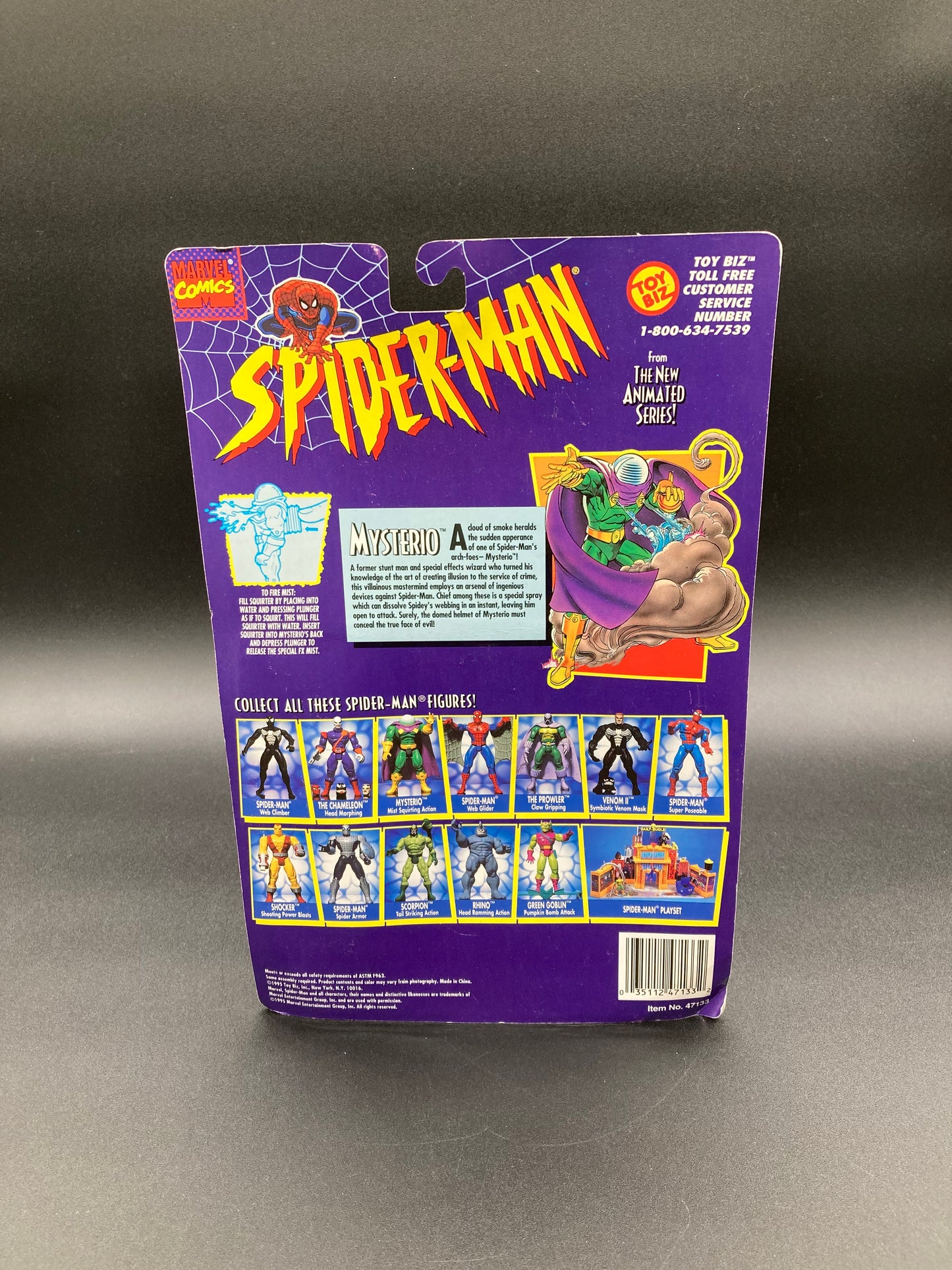 Mysterio Spider-Man: The Animated Series Action Figure Toybiz 1995