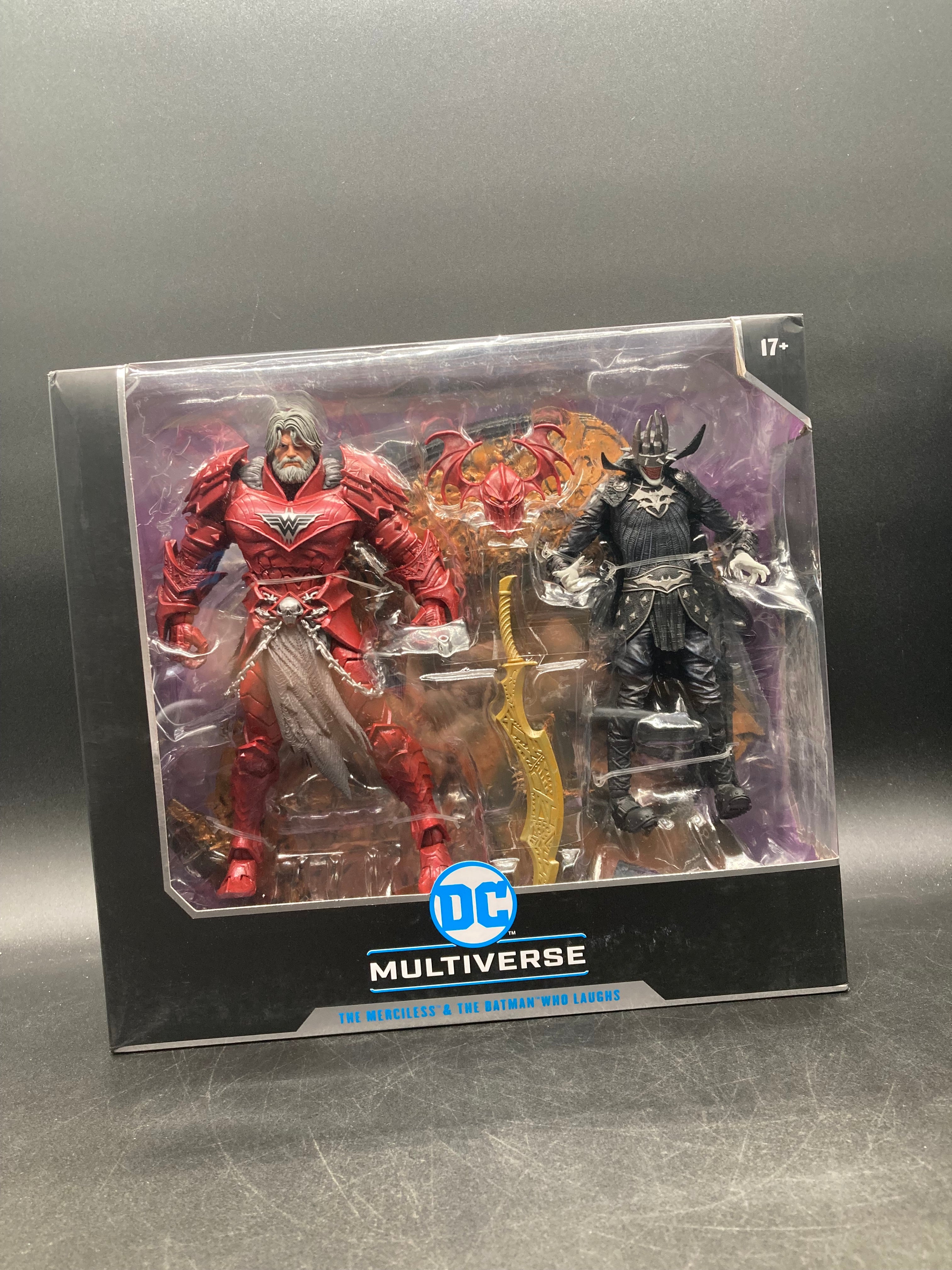 The Merciless & The Batman Who Laughs (Knight Armor) McFarlane DC Multiverse Figure Set