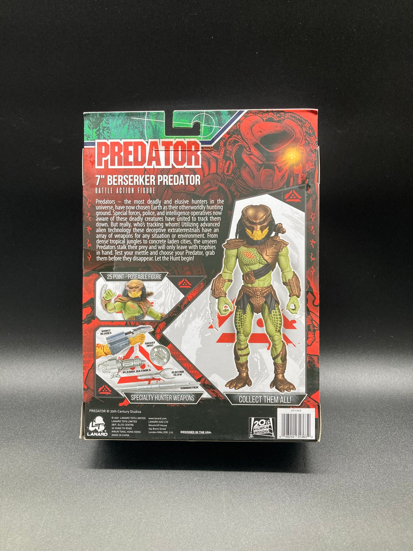 Predator Berserker Lanard Toys 20th Century Studios Figure 2021 Walmart Exclusive