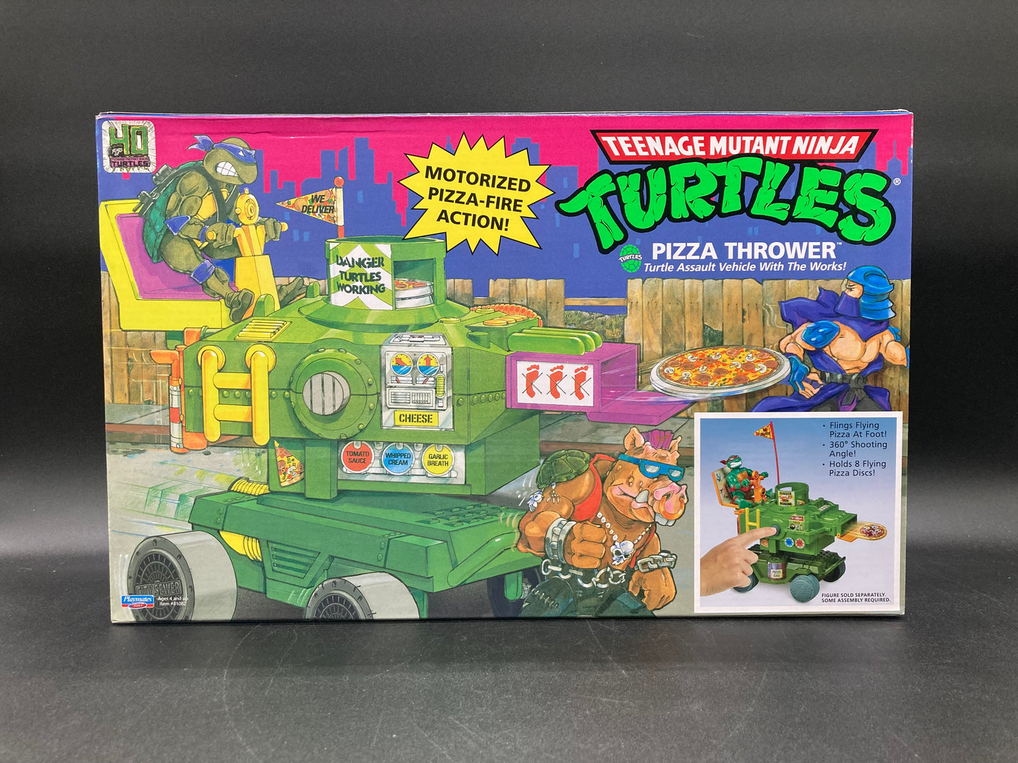 Pizza Thrower Turtle Assault Vehicle Playmates Teenage Mutant Ninja Turtles Retro 2024