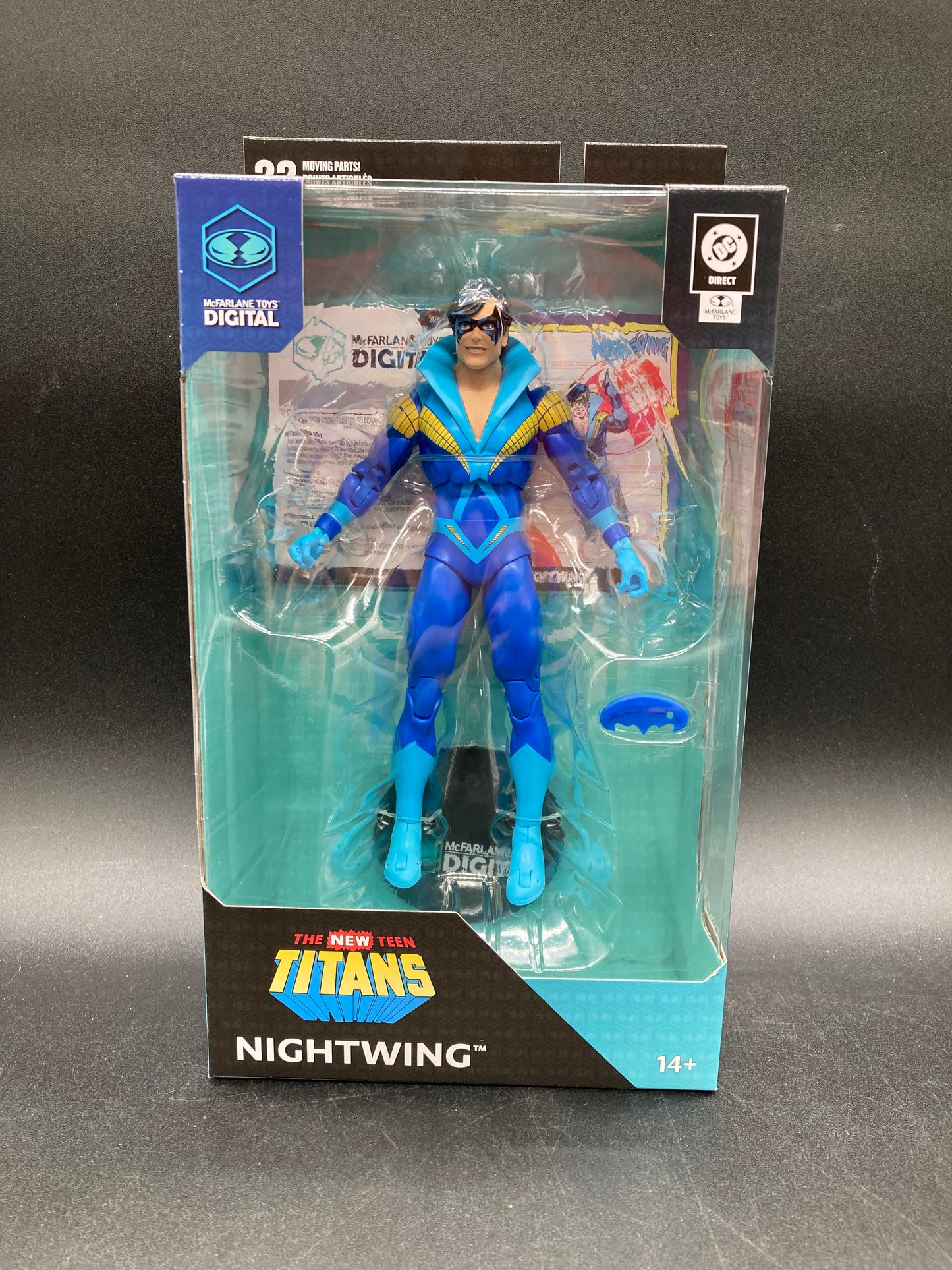Nightwing McFarlane Toys Digital DC Direct New Teen Titans Figure 2025