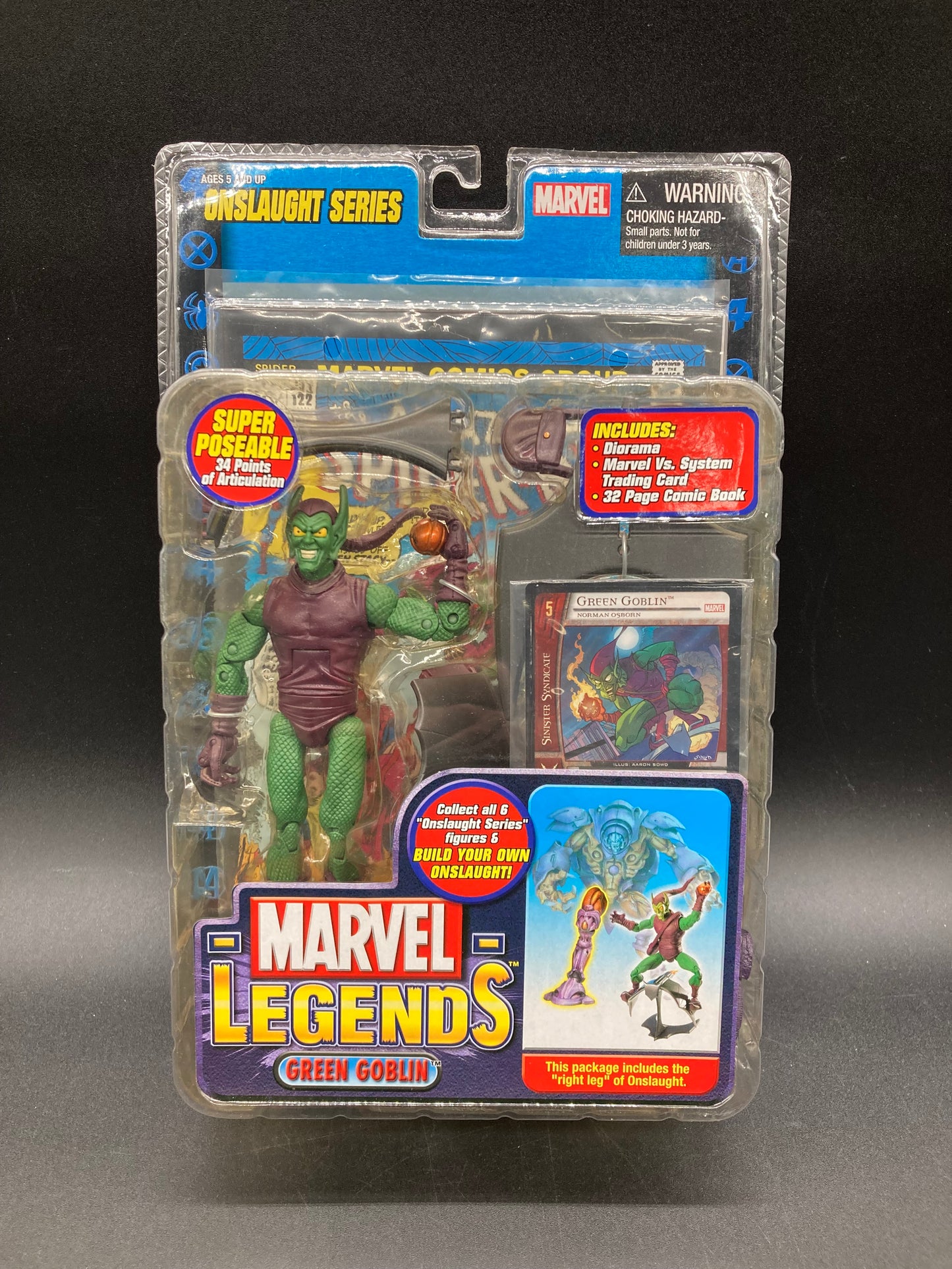 Green Goblin Marvel Legends Onslaught Series Action Figure Toybiz 2006