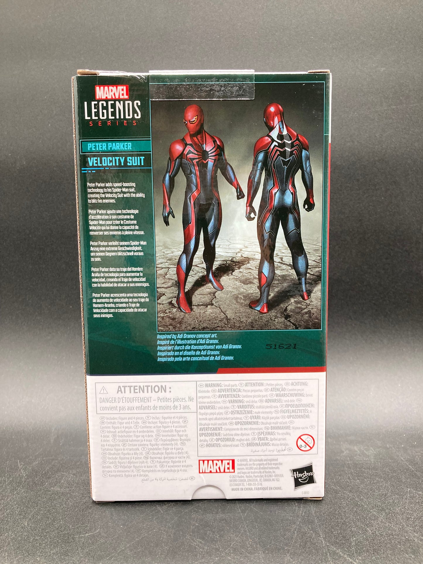 Peter Parker (Velocity Suit) Hasbro Marvel Legends GamerVerse Spider-Man Walmart Exclusive Figure 2025