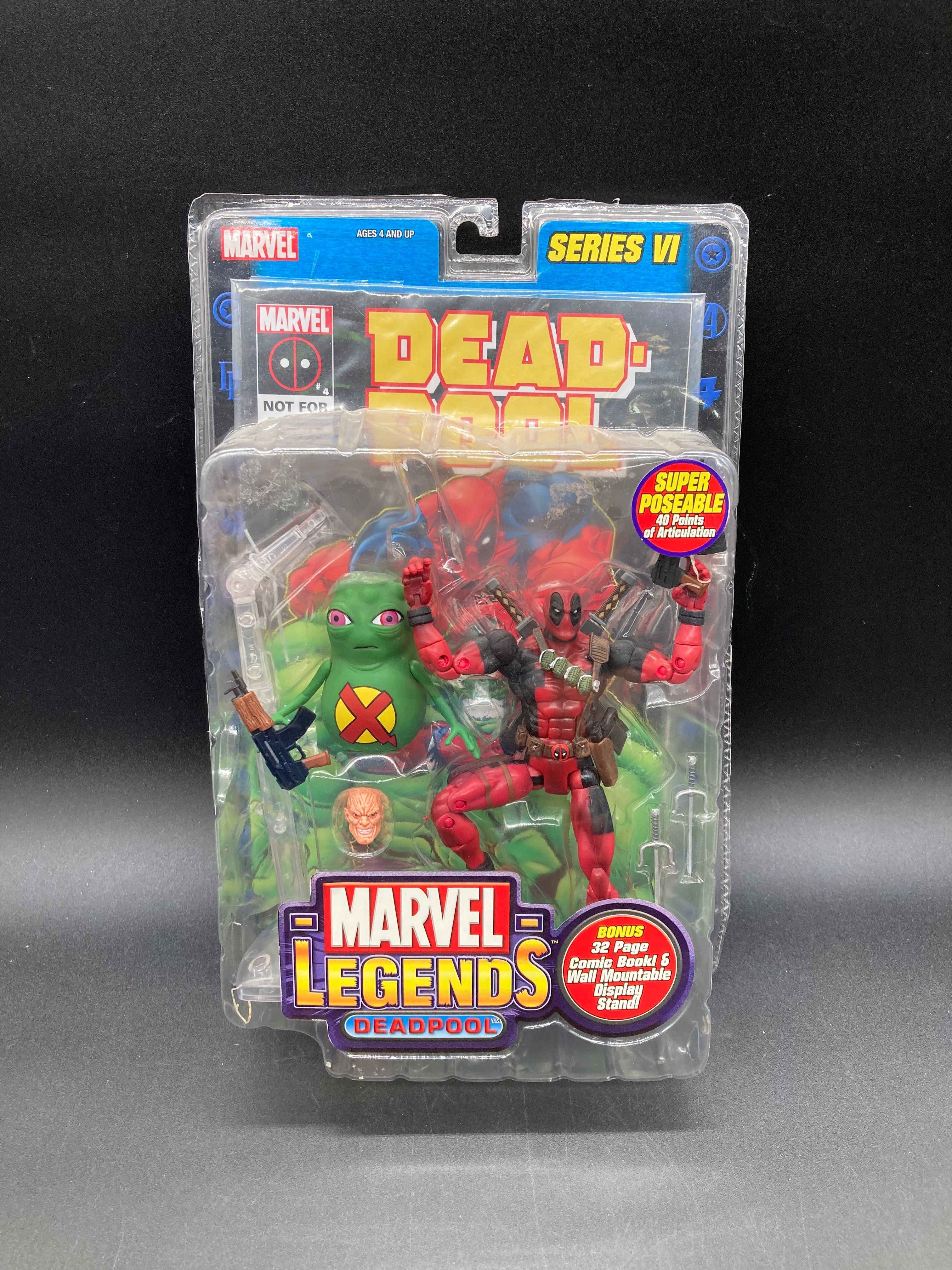 Deadpool Marvel Legends Series 6 Action Figure Toybiz 2004