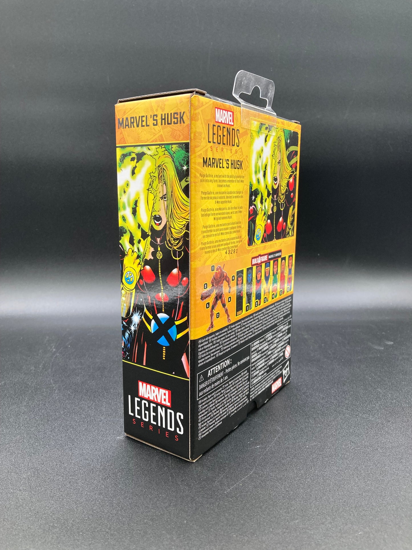 Husk Hasbro Marvel Legends X-Men/Generation X Figure Nemesis BAF 2025