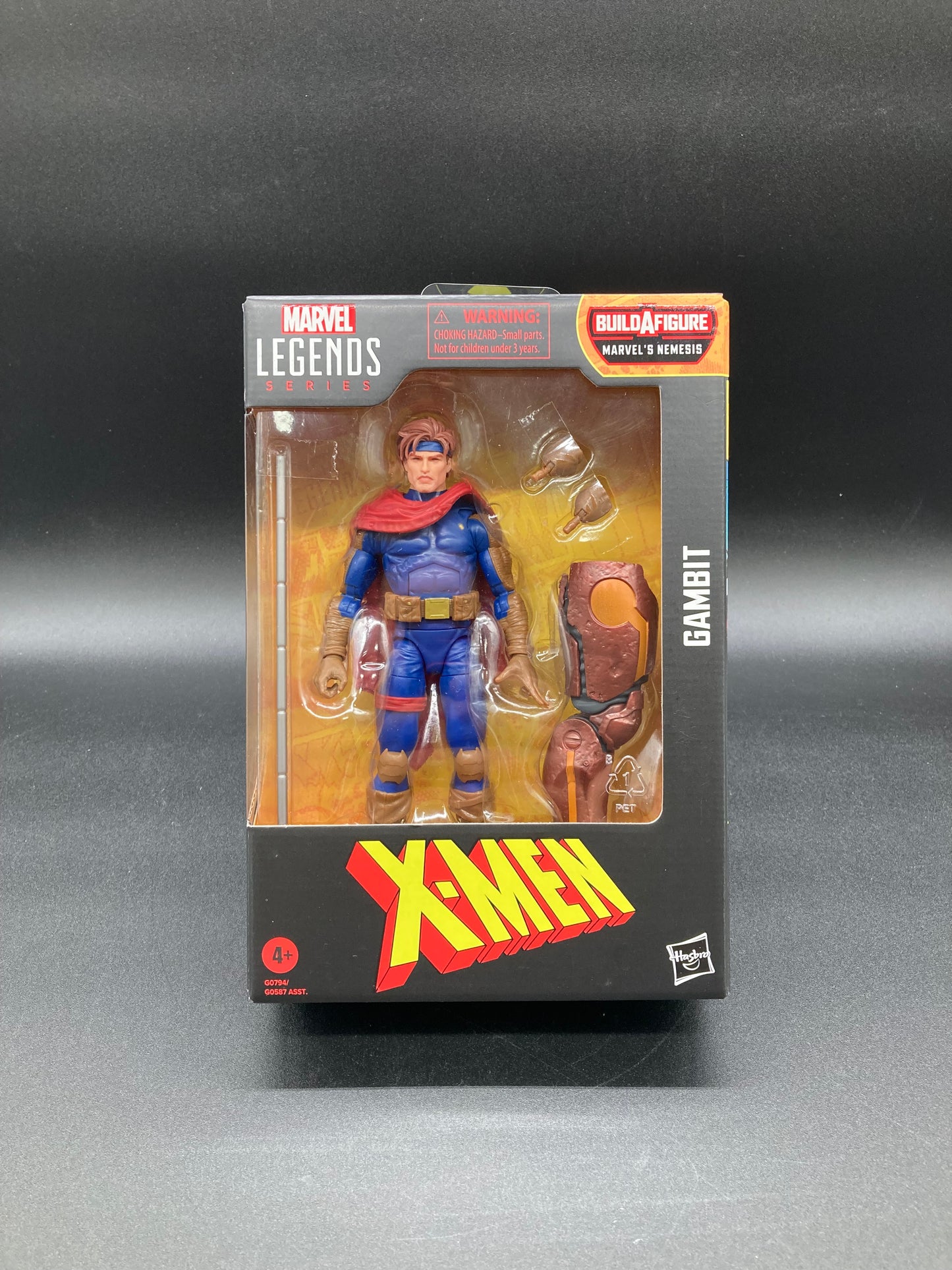 Gambit Hasbro Marvel Legends X-Men AOA Figure Nemesis BAF 2025