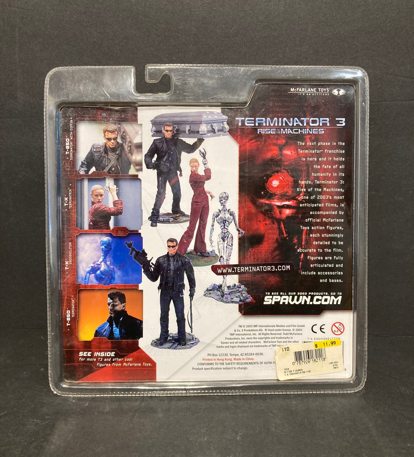 T-X Endoskeleton McFarlane Terminator 3 Figure 2003