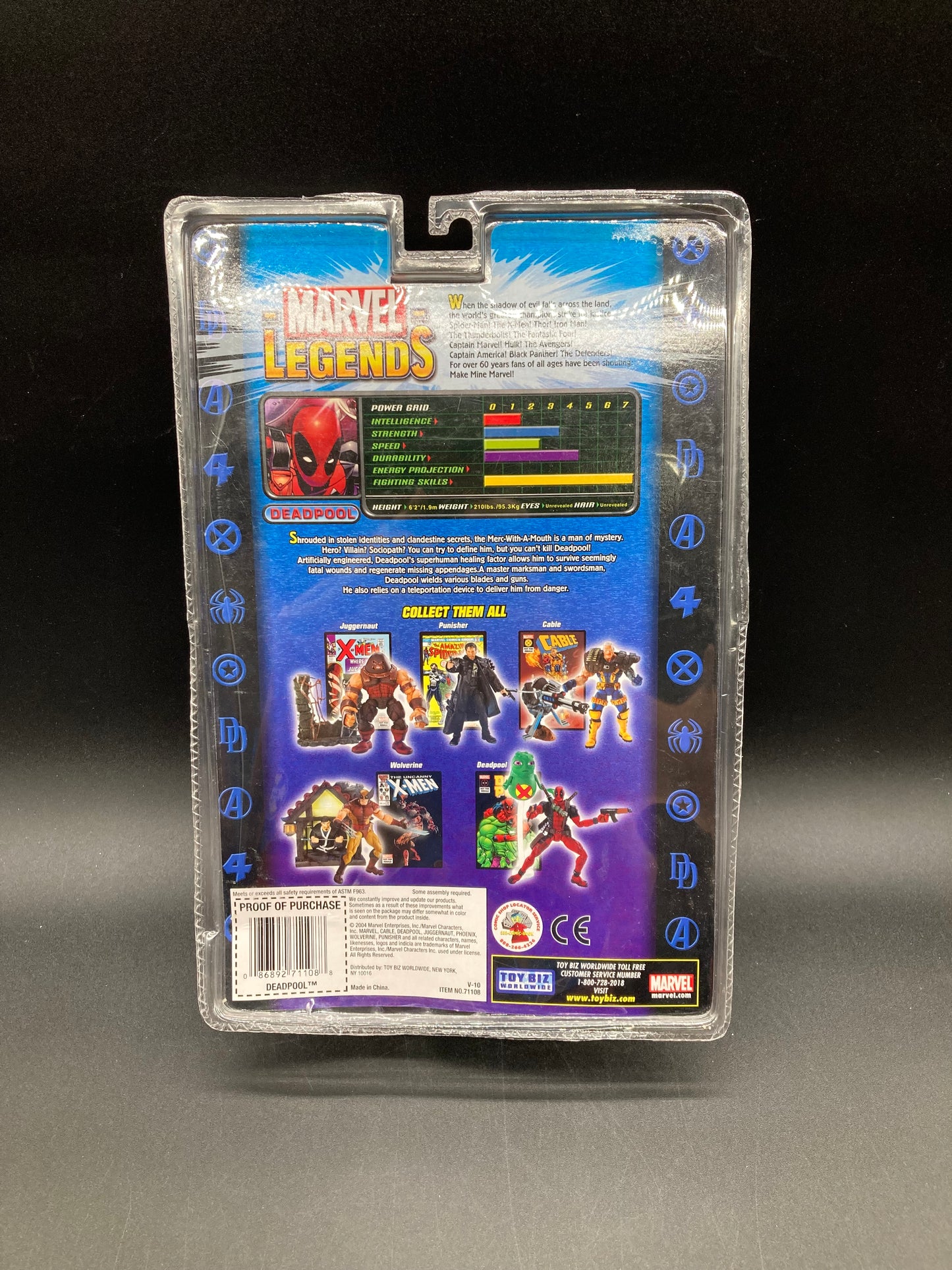 Deadpool Marvel Legends Series 6 Action Figure Toybiz 2004