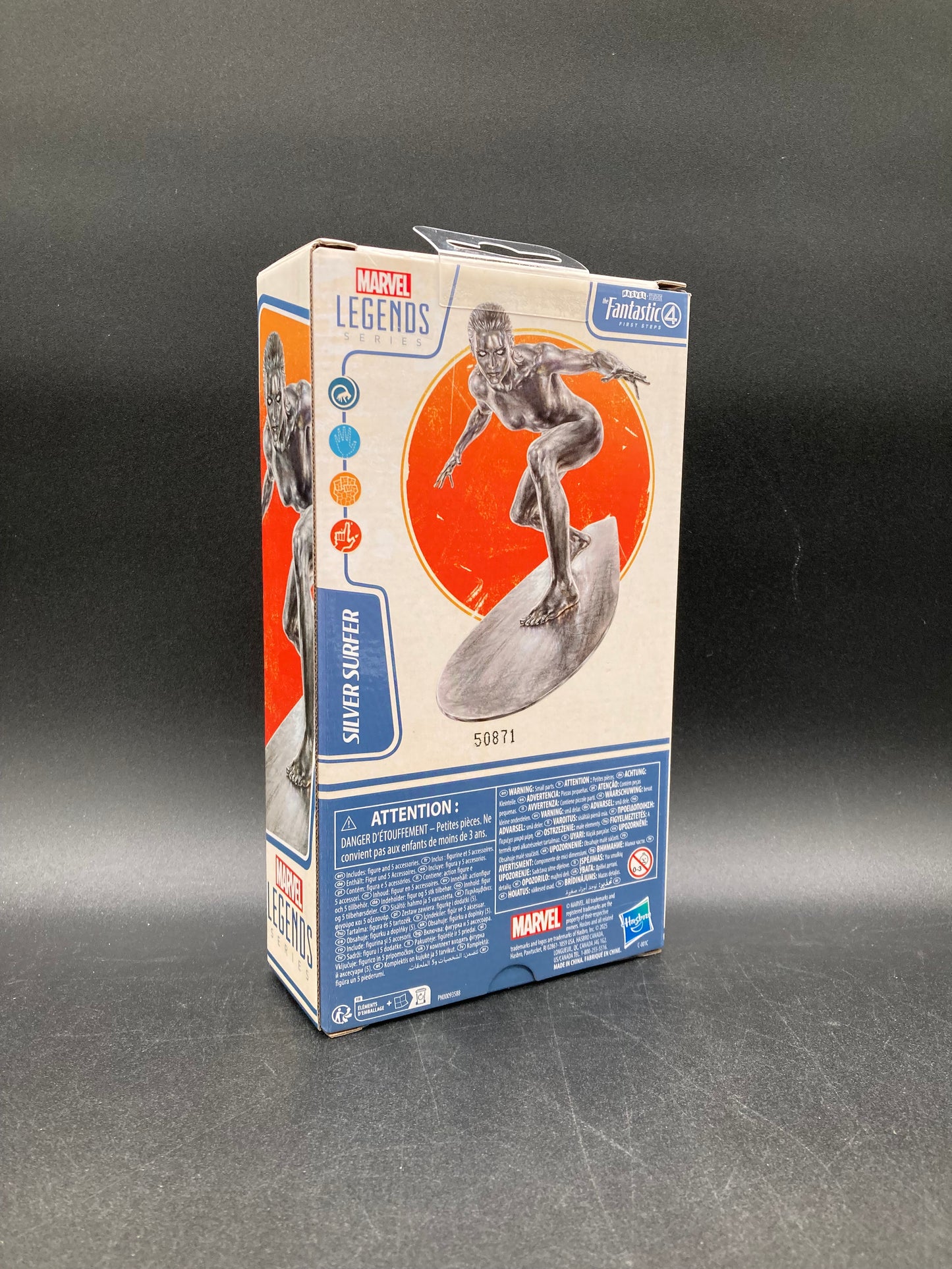 Silver Surfer Hasbro Marvel Legends Fantastic Four The First Steps Figure 2025