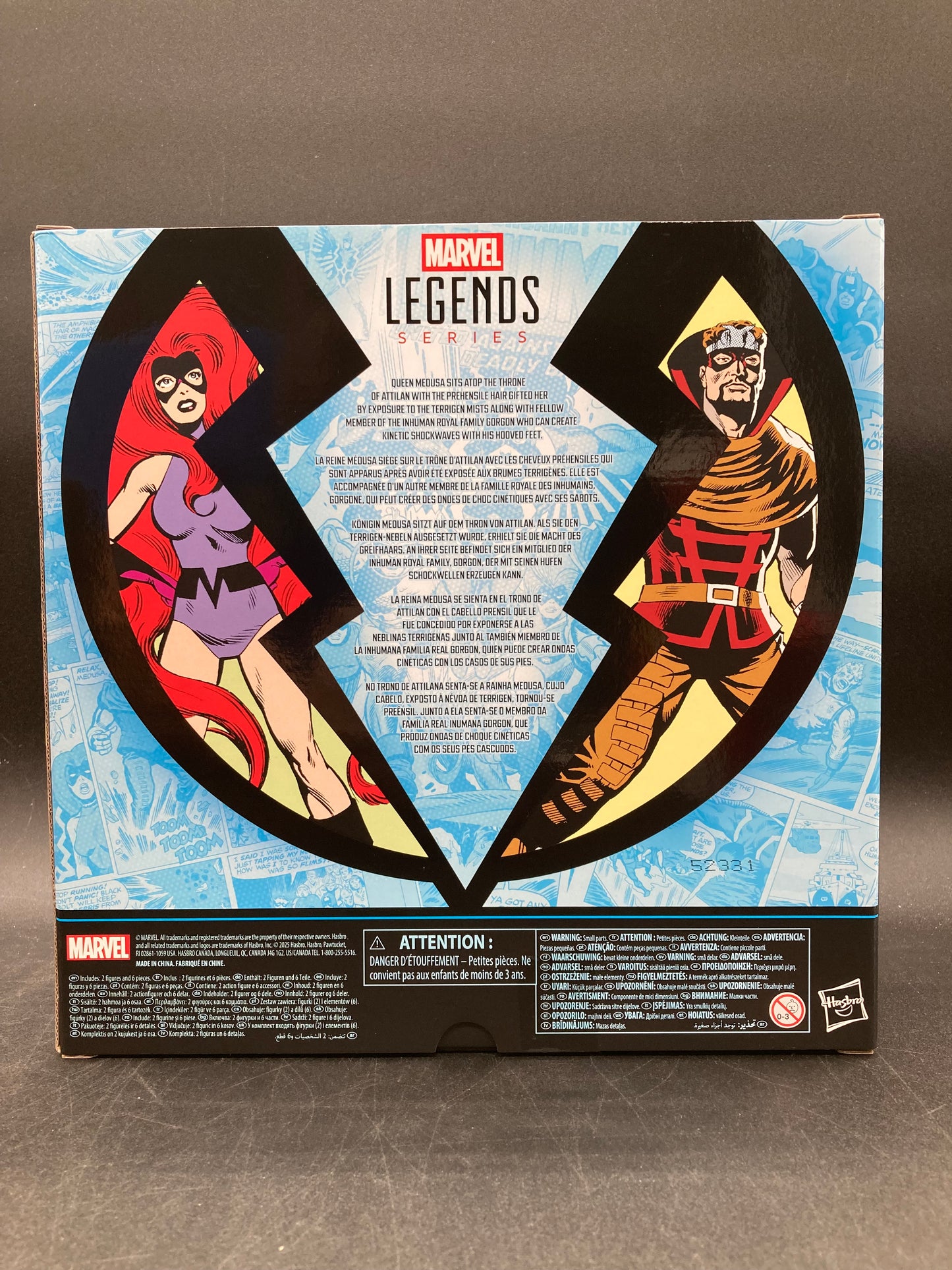 Medusa & Gorgon Hasbro Marvel Legends Inhumans Figure Set