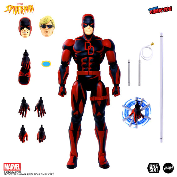 Daredevil Spider-Man: Animated Series 1:6 Scale Timed Edition Action Figure Mondo 2026