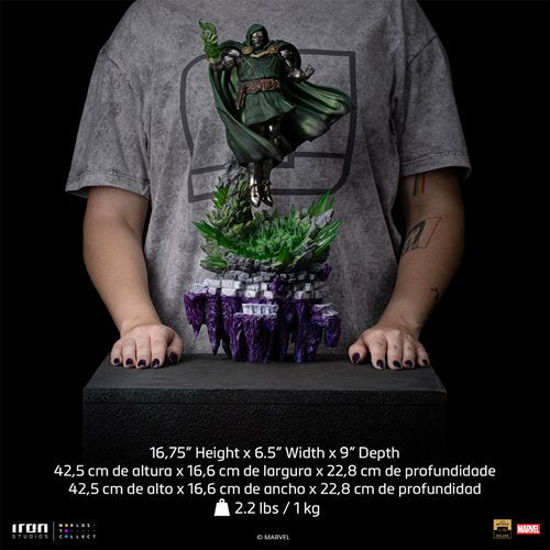 Doctor Doom (The Infinity Gauntlet) Battle Diorama Series 1/10 Art Scale Limited Edition Iron Studios Statue