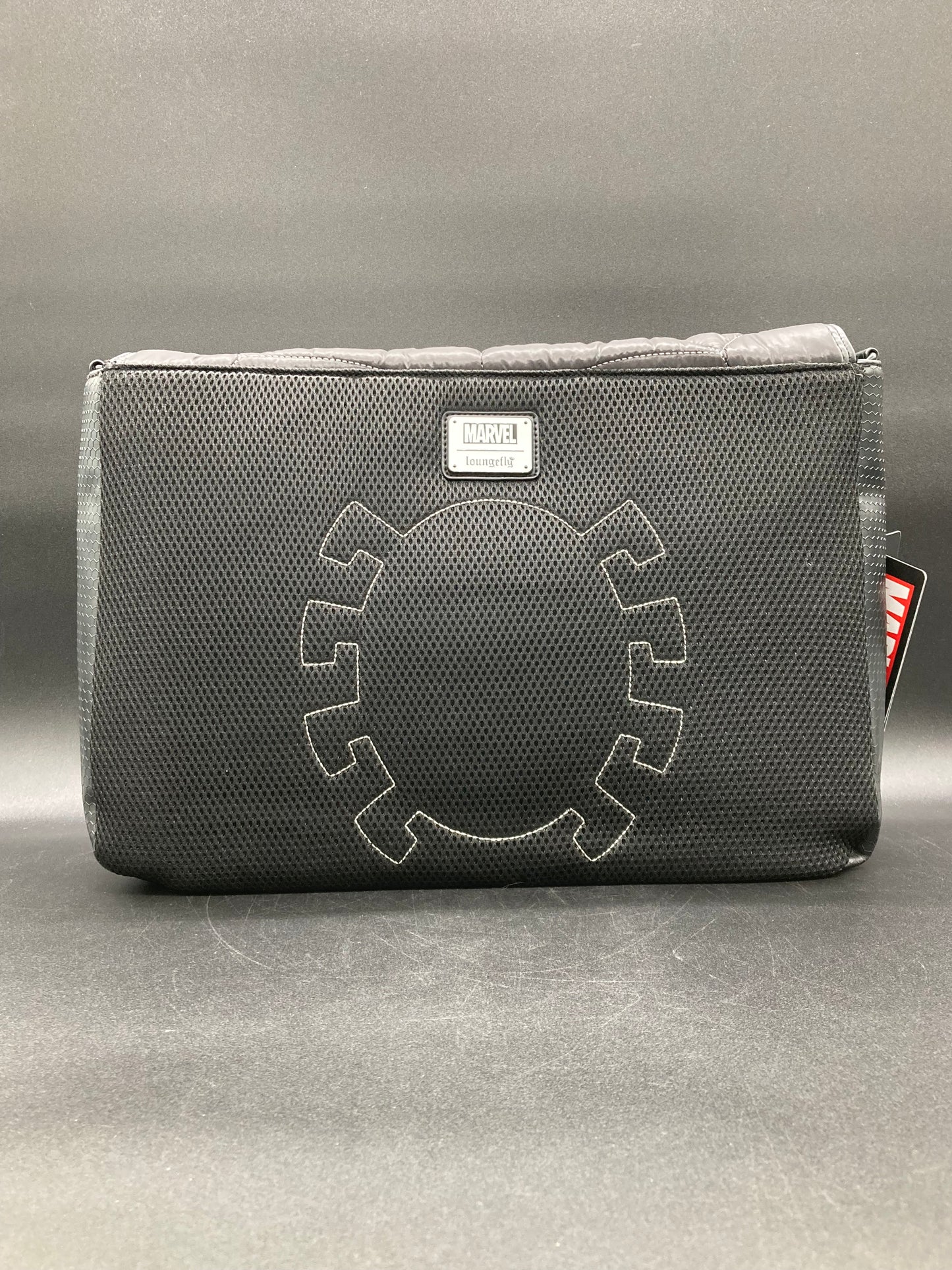 Loungefly Black & White Spider-Man Crossbody Messenger Bag