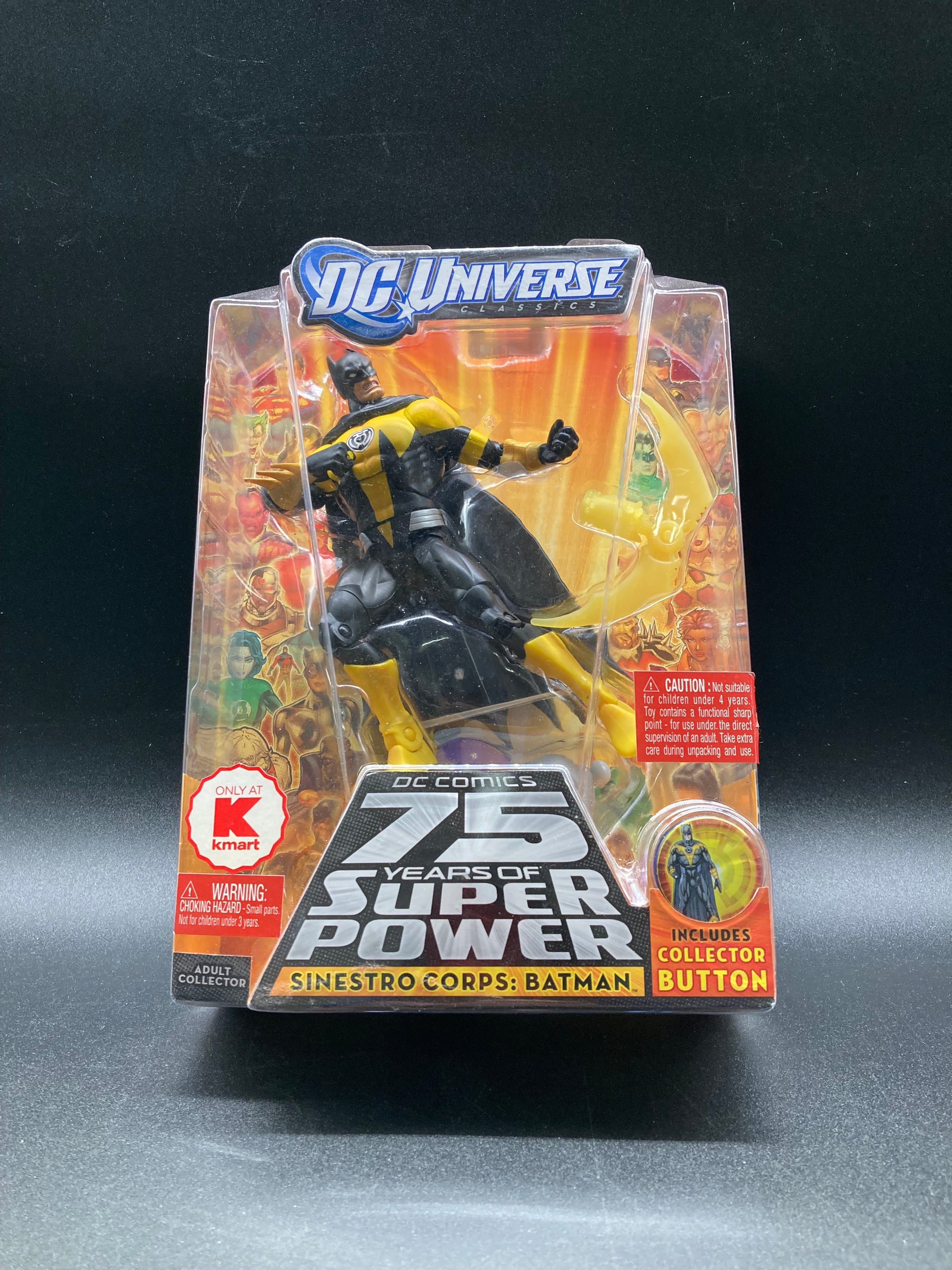 Batman Sinestro Corps Mattel DC Universe DC Comics 75th Anniversary K-Mart Exclusive Figure 2010