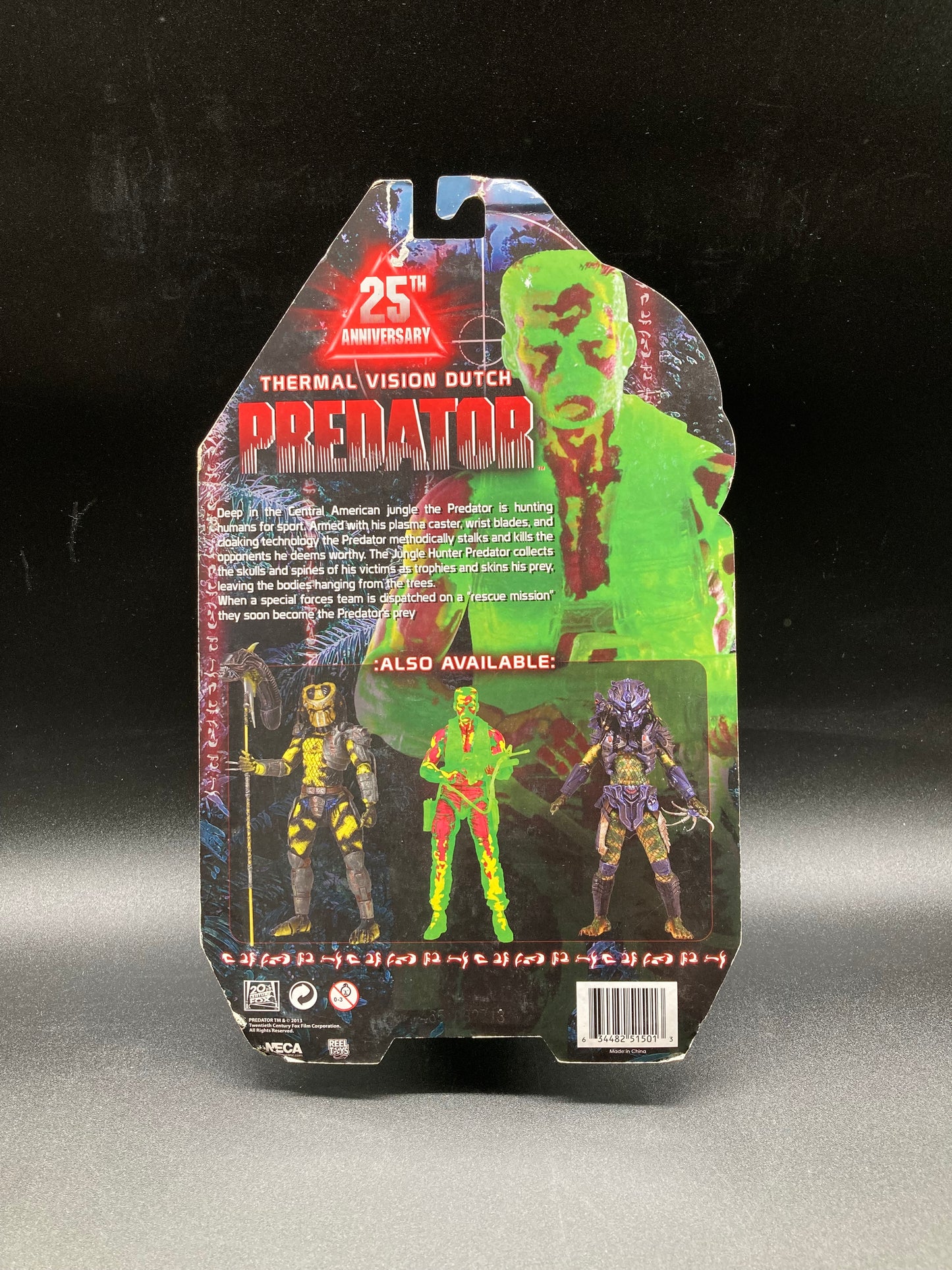 Dutch (Thermal Vision) Predator Action Figure NECA 2013