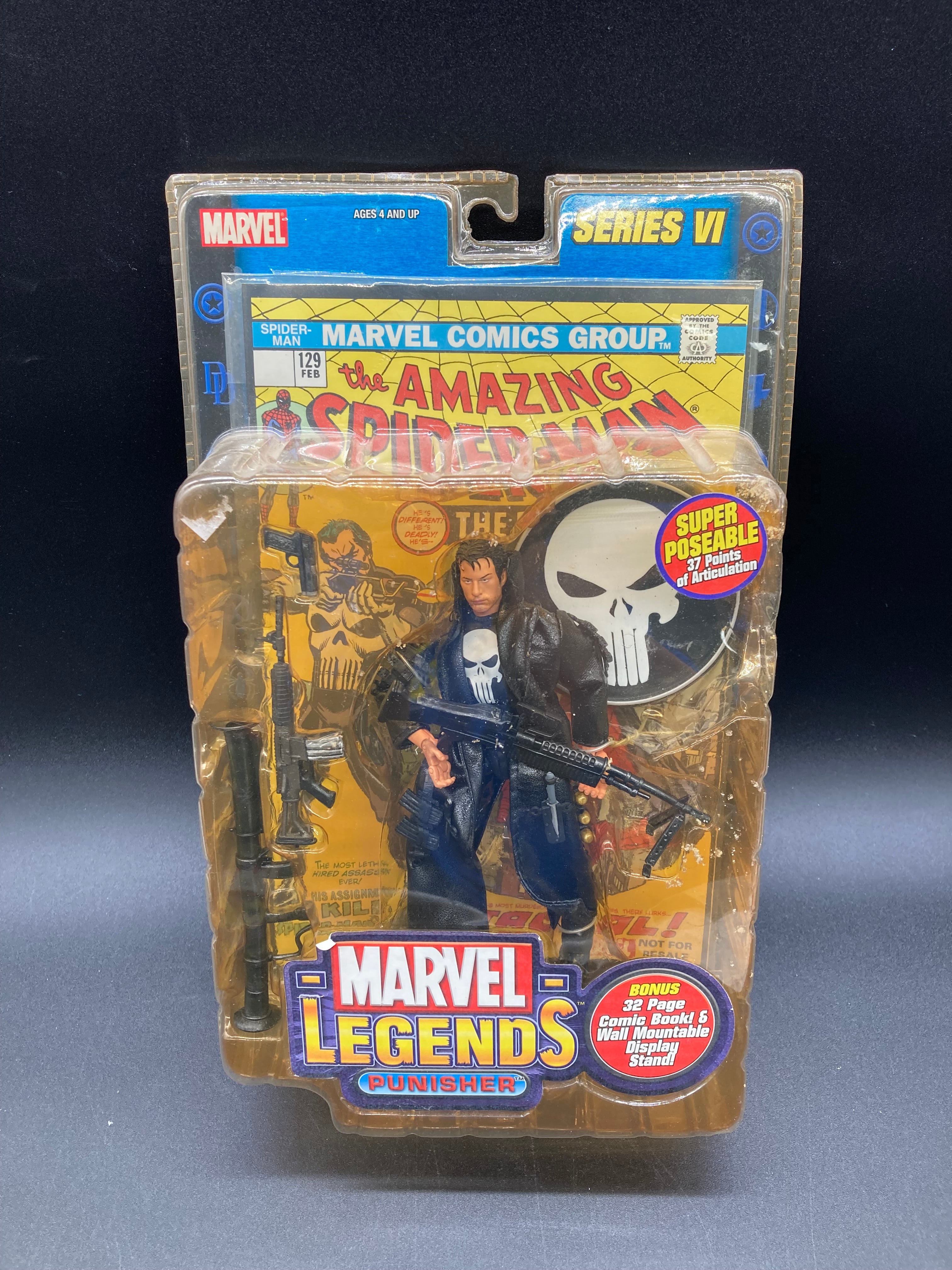 MARVEL LEGENDS MOVIE PUNISHER SERIES 6 VI SILVER FOIL MARVEL LEGENDS MOVIE PUNISHER SERIES 6 VI SILVER FOIL