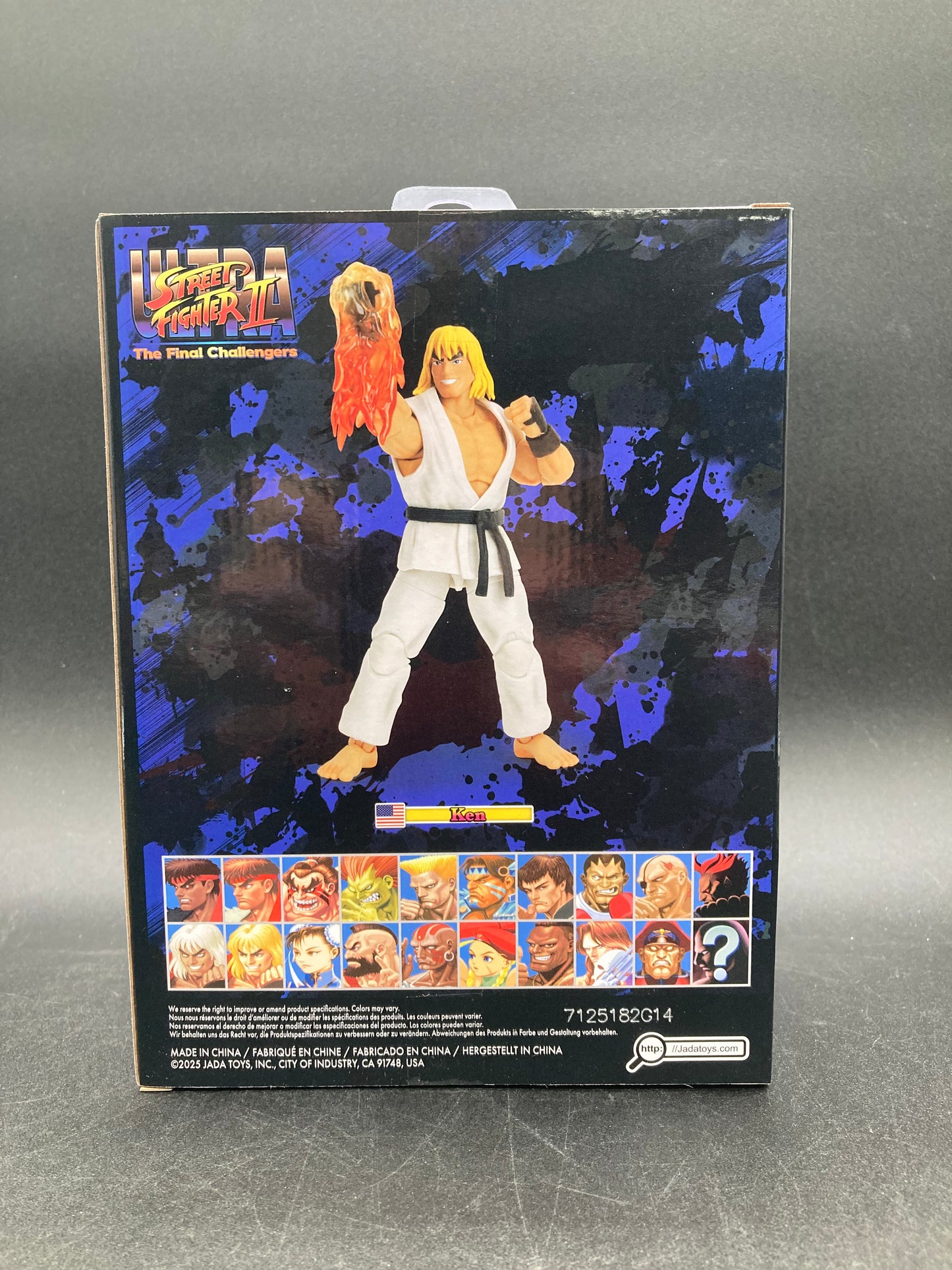 Ken (White Suit Variant) Jada Toys Capcom Ultra Street Fighter II Figure 2025