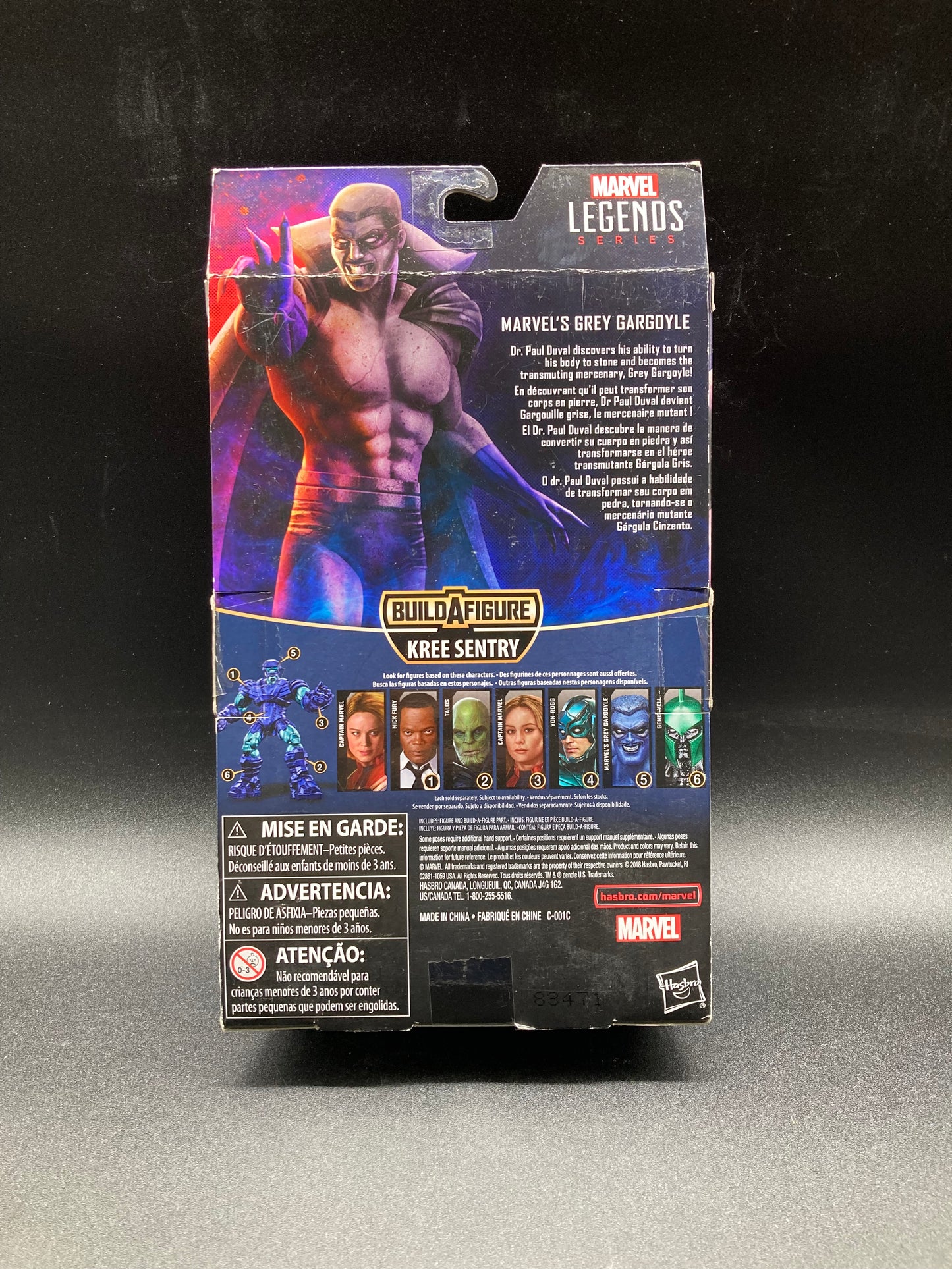 Grey Gargoyle Hasbro Marvel Legends Figure Kree Sentry BAF 2018