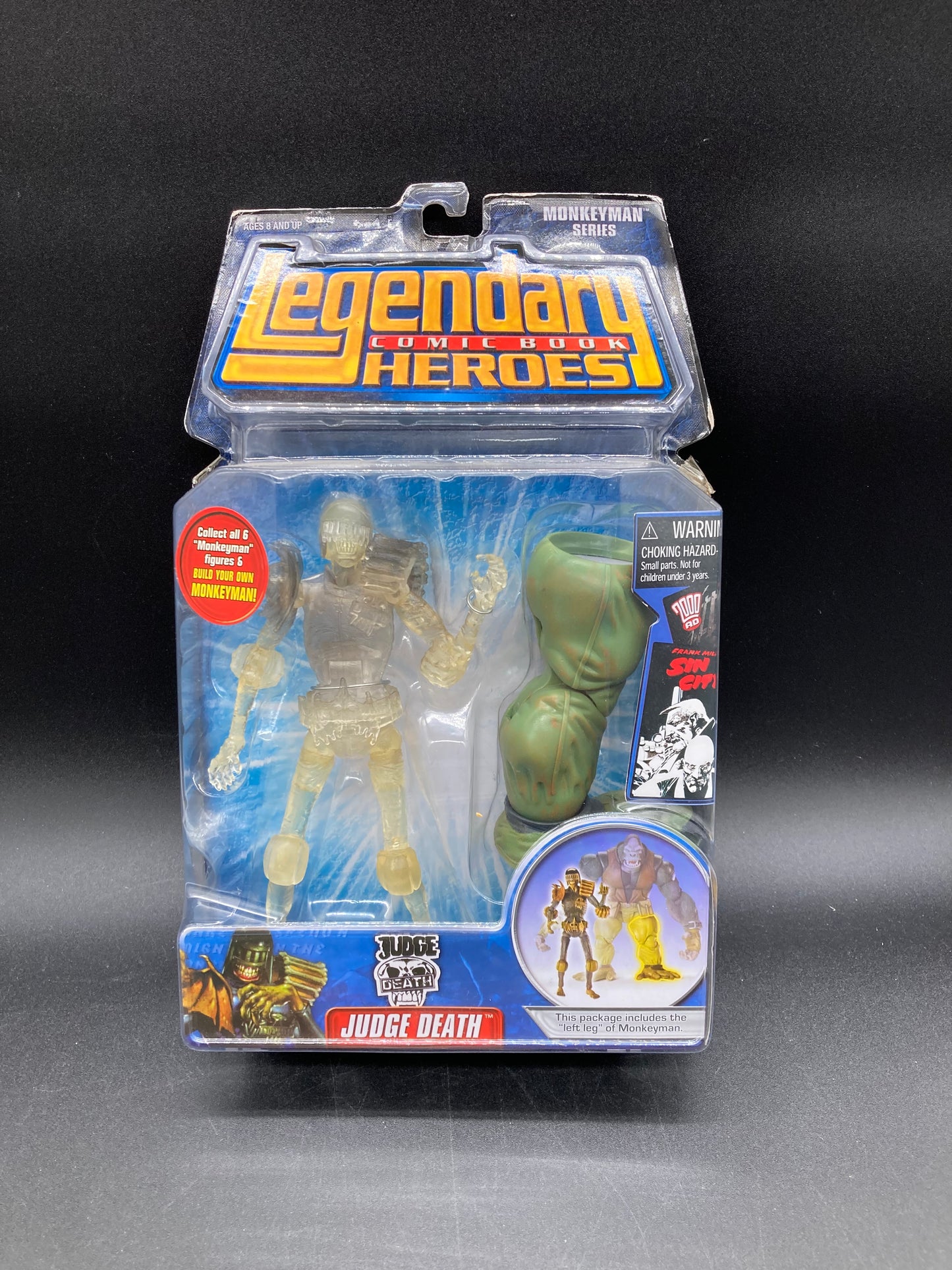 Judge Death (Clear Variant) Marvel Toys Legendary Comic Book Heroes Monkeyman BAF Figure 2007