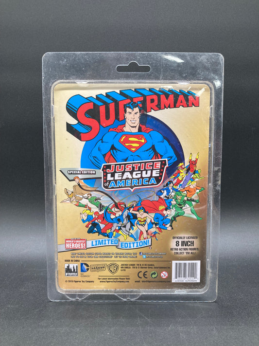 Superman DC Comics Figures Co. Justice League Special Edition Retro 8” Figure 2015