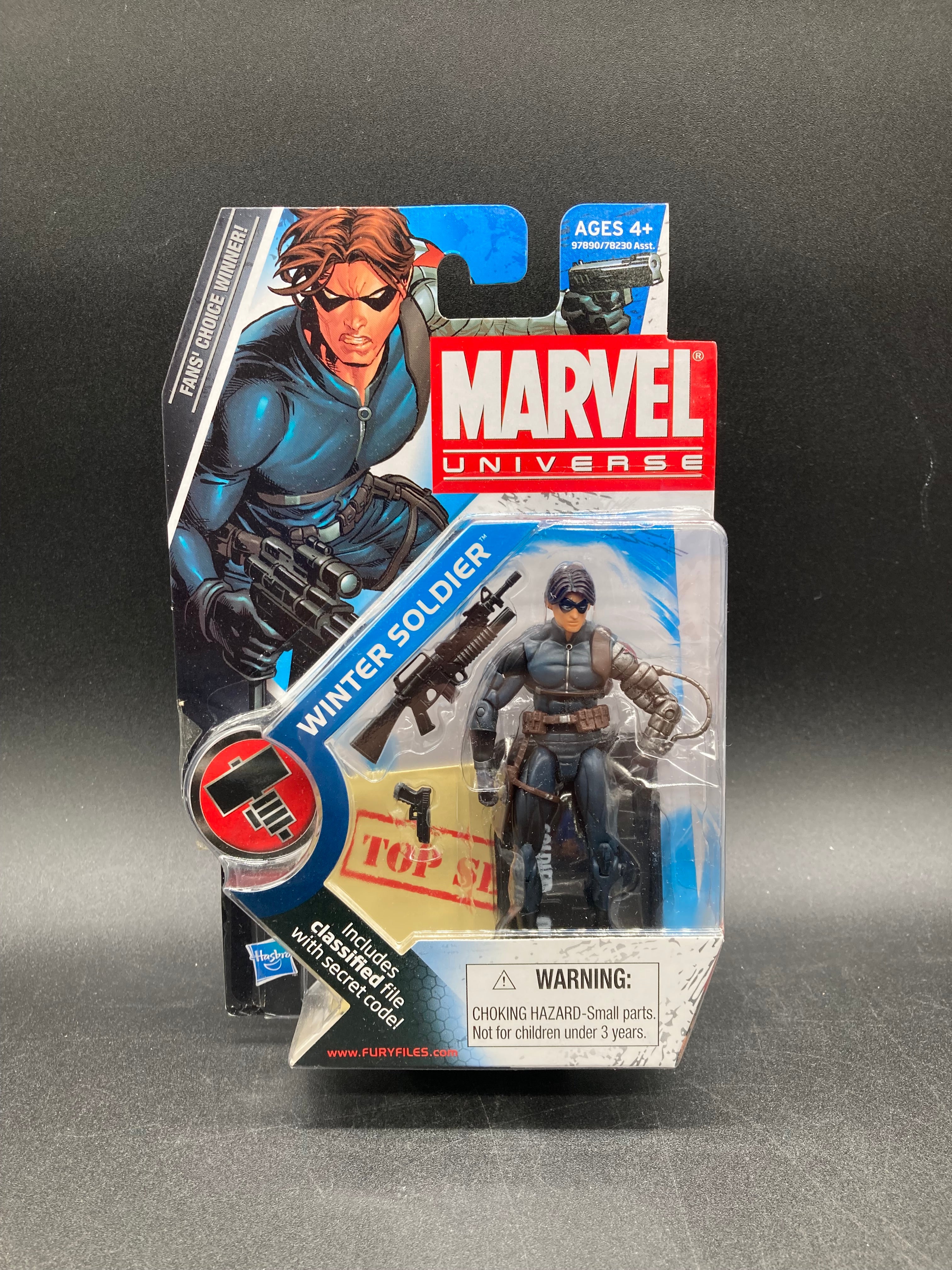 Winter Soldier Marvel Universe 3.75 in. Action Figure Hasbro 2009