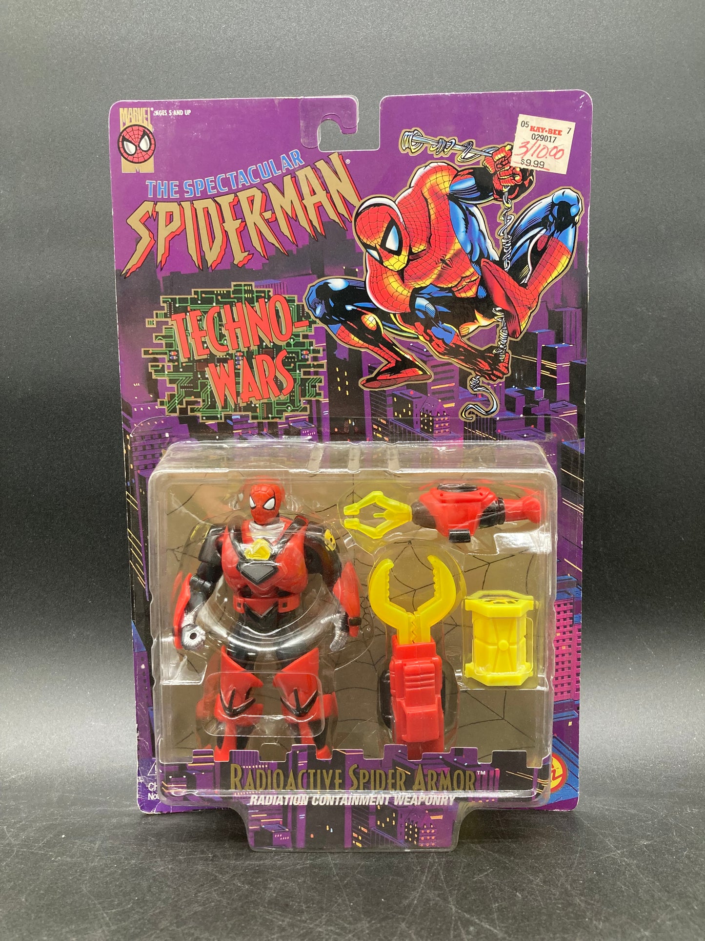 Radioactive Spider Armor Toybiz Spectacular Spider-Man Techno Wars Figure 1996