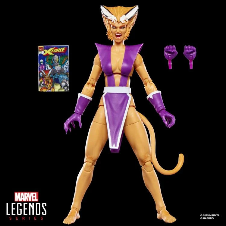 Feral Hasbro Marvel Legends X-Force #1 Comic Cover Figure