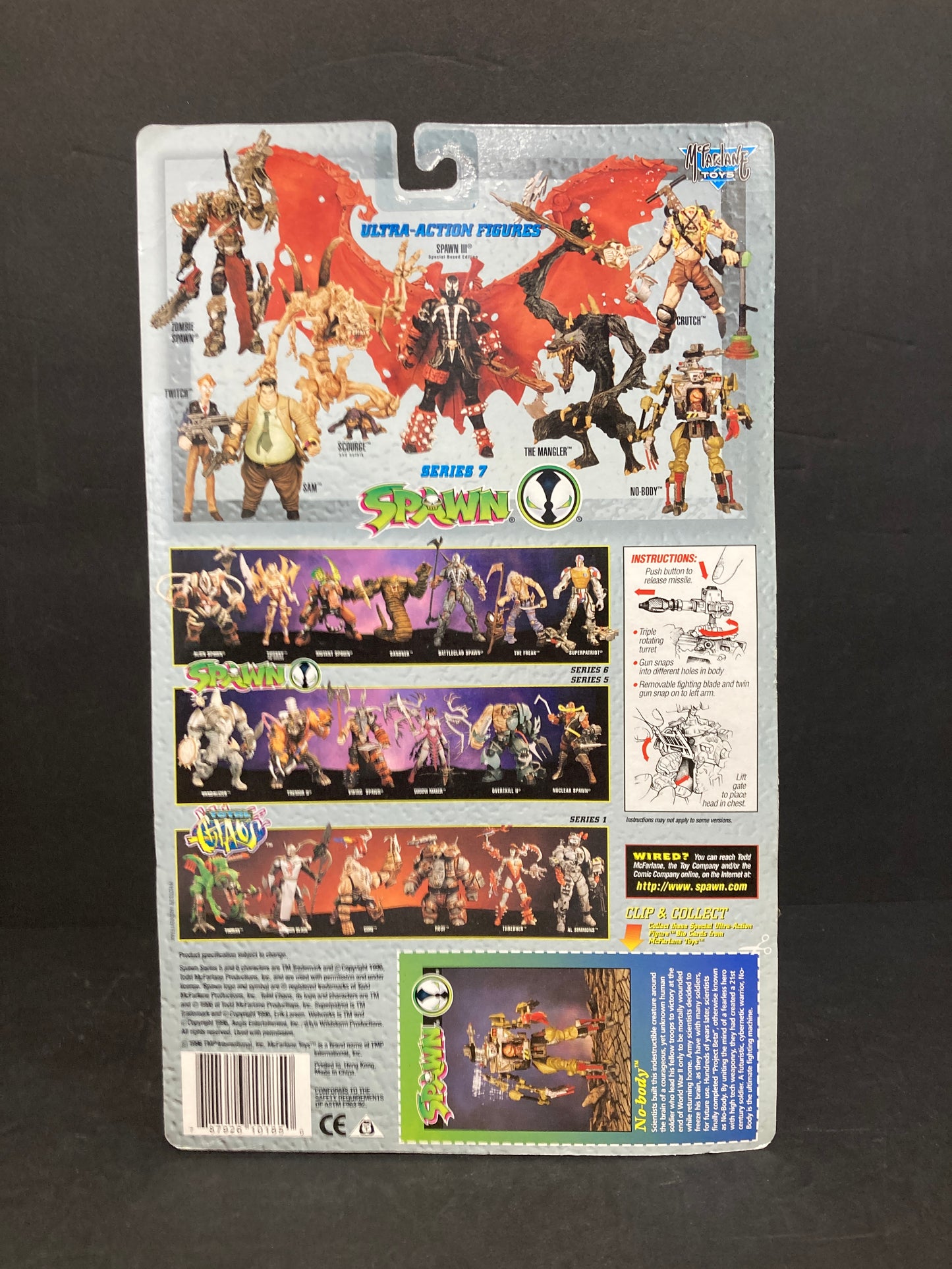 No-Body McFarlane Spawn Series 7 Action Figure 1996