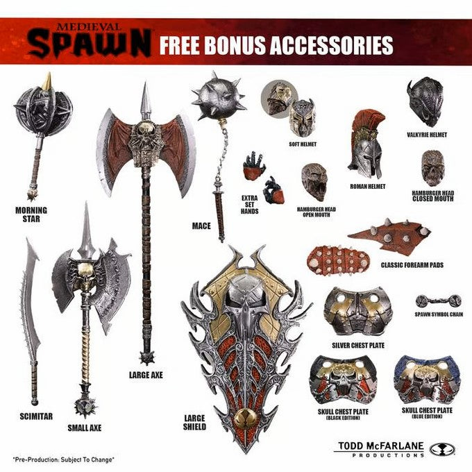Classic Silver Medieval Spawn McFarlane Kickstarter Special Edition (Silver Box)