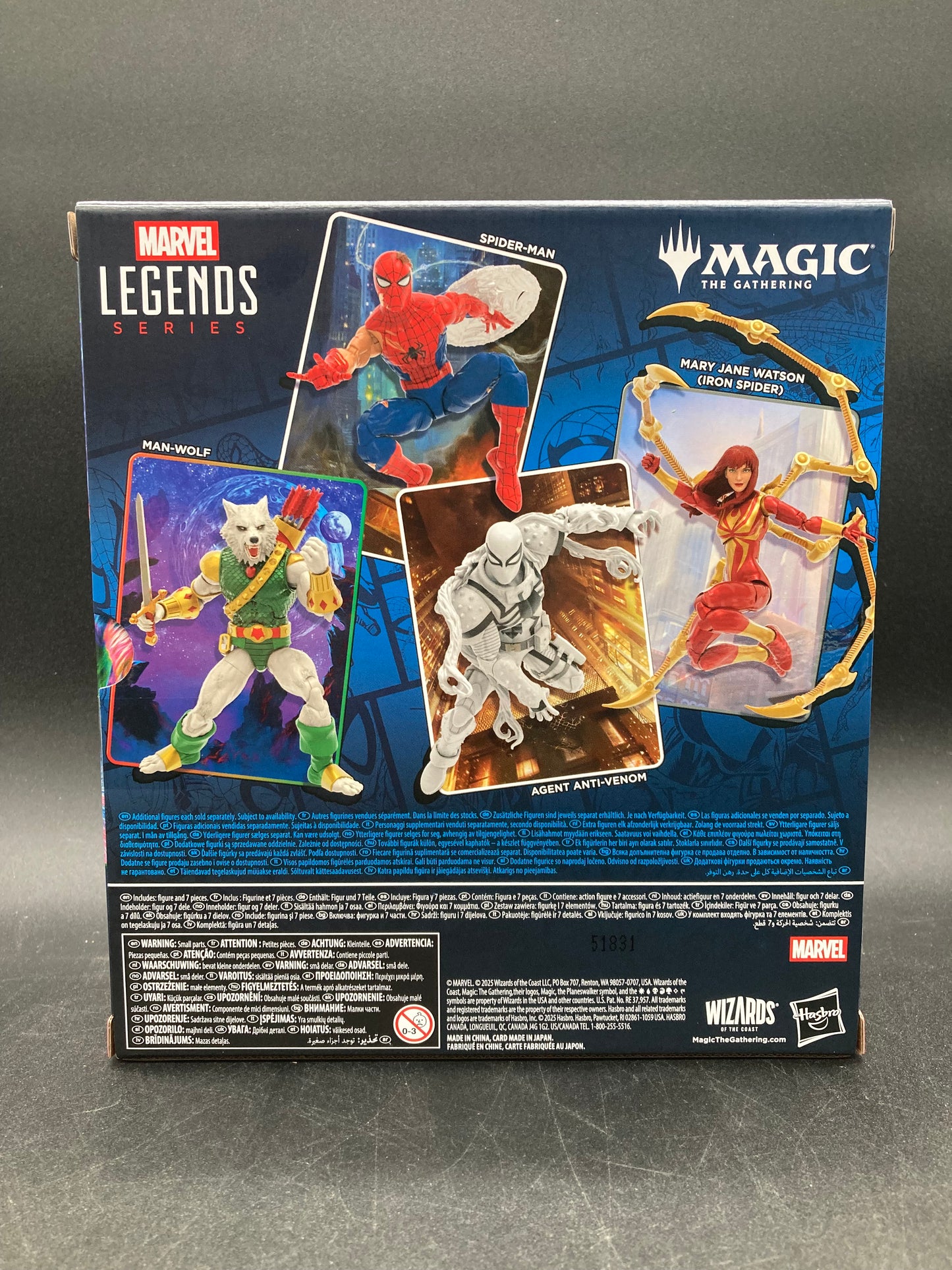 Man-Wolf Magic The Gathering Marvel Legends Action Figure Hasbro 2025
