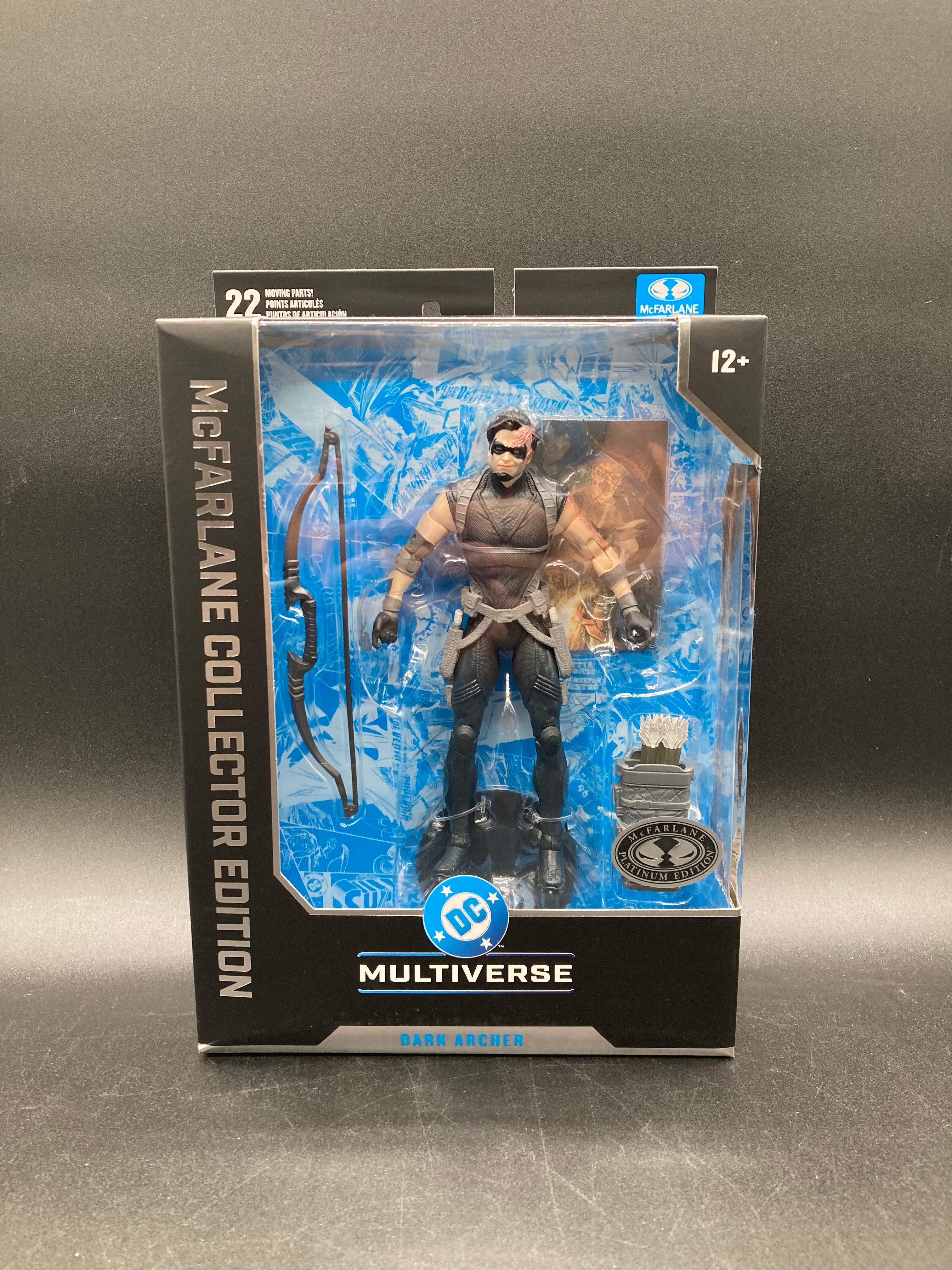 Dark Archer (Grey Variant) McFarlane Collector Edition DC Multiverse Green Arrow Platinum Edition Figure 2025