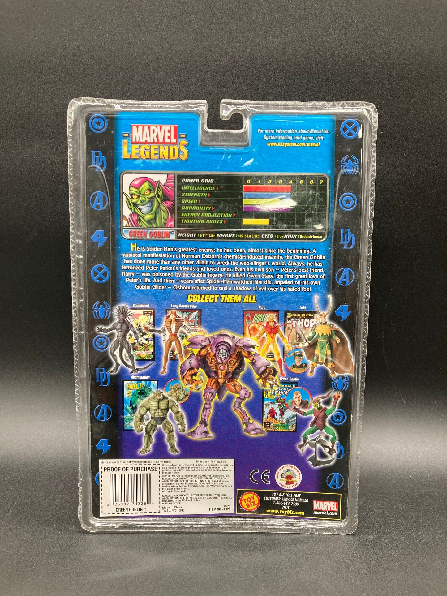 Green Goblin Marvel Legends Onslaught Series Action Figure Toybiz 2006