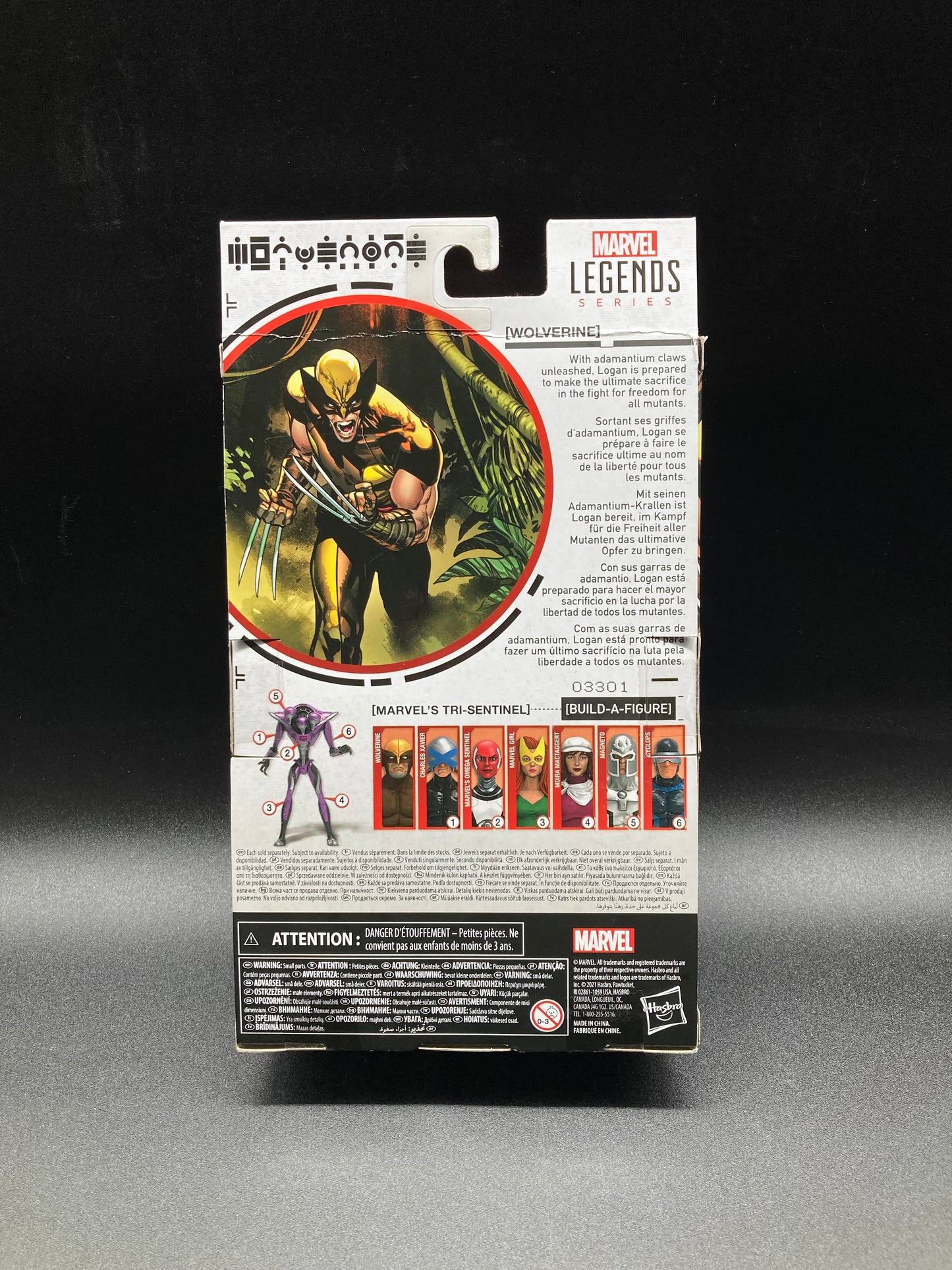 Wolverine Hasbro Marvel Legends House Of X Figure BAF TRI-Sentinel 2021