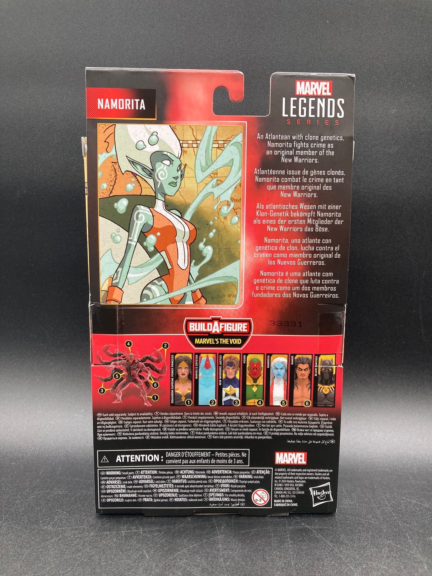 Namorita Marvel Legends (BAF The Void) Action Figure Hasbro 2024