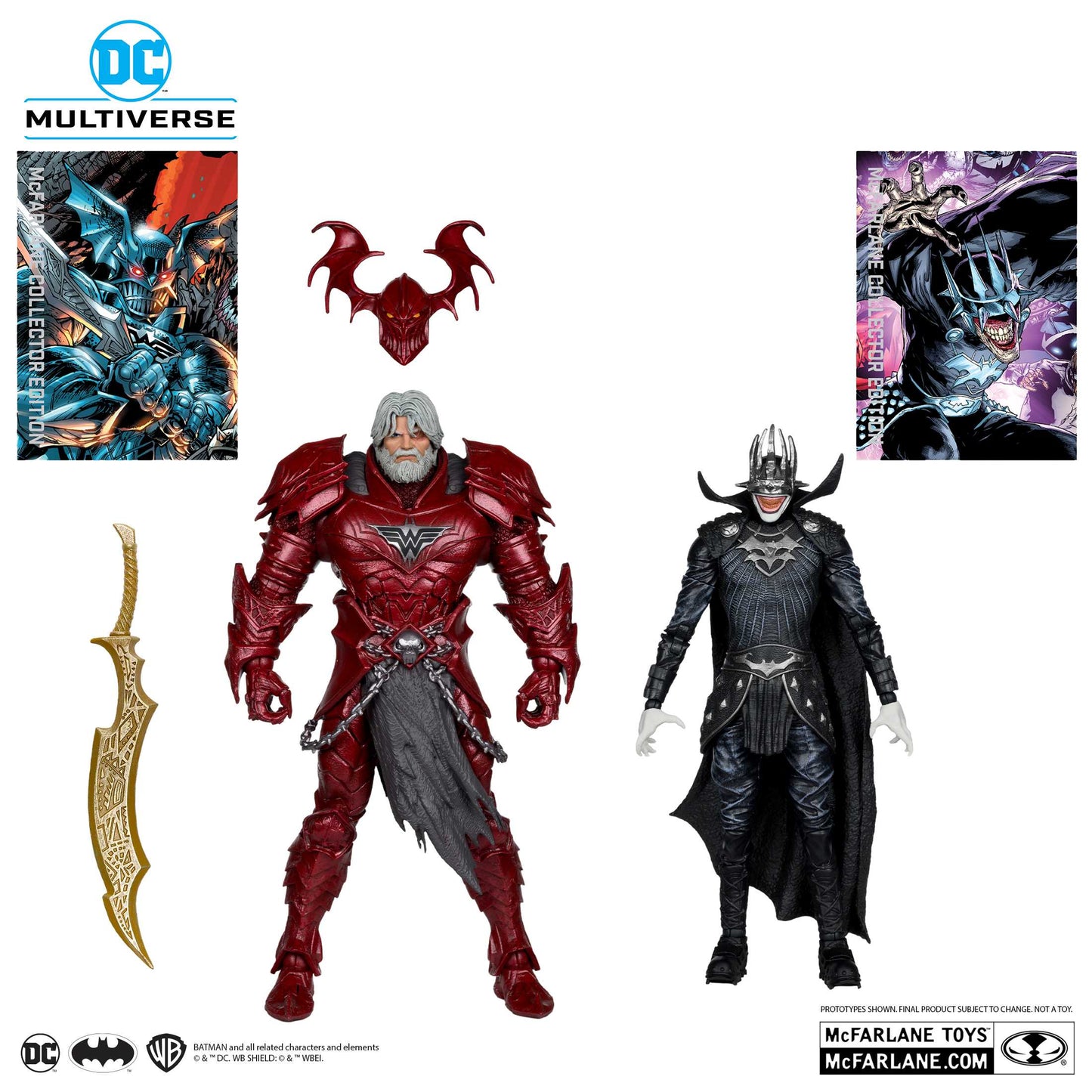 The Merciless & The Batman Who Laughs (Knight Armor) McFarlane DC Multiverse Figure Set