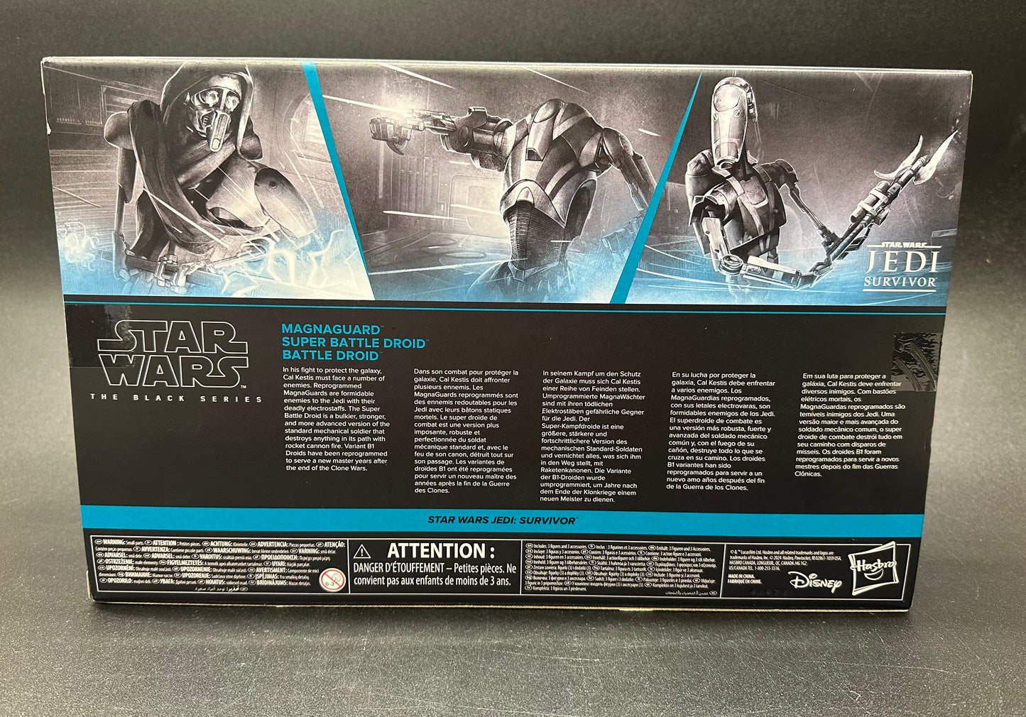 MagnaGuard, Super Battle Droid, Battle Droid Star Wars Jedi: Survivor set Black Series Hasbro (Gaming Greats)