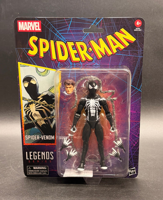 Spider-Venom Spider-Man: Retro Marvel Legends Action Figure Hasbro 2025