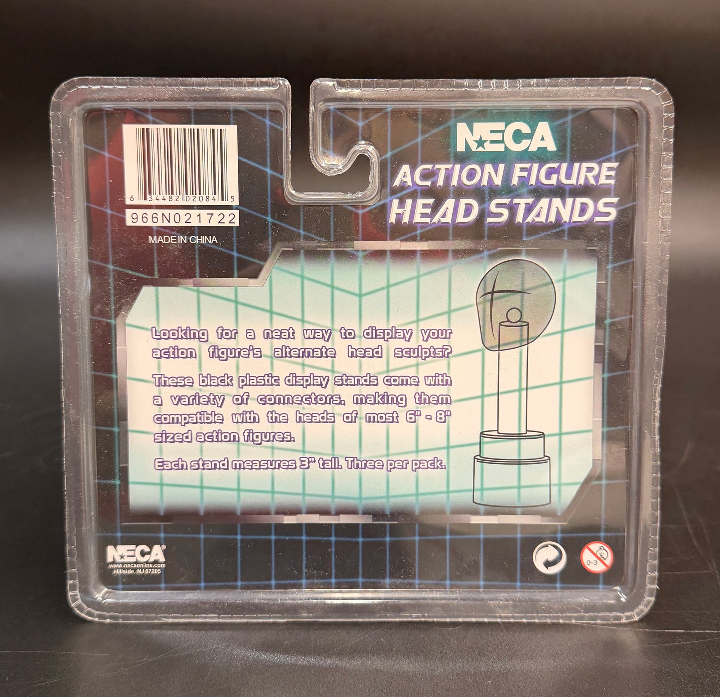 Action Figure Head Stands 6"-8" Figures Neca