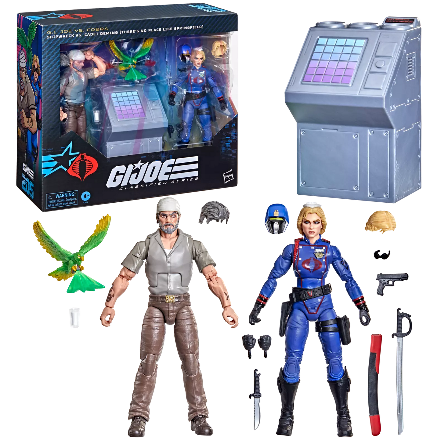 Shipwreck Vs. Cadet Deming (There's No Place Like Springfield) GI Joe Classified #205 Series Action Figure Hasbro 2026