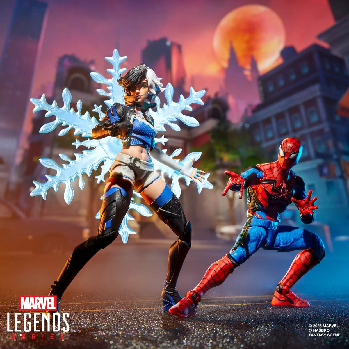 Spider-Man and Luna Snow Marvel Rivals Marvel Legends Action Figure Set Hasbro 2026