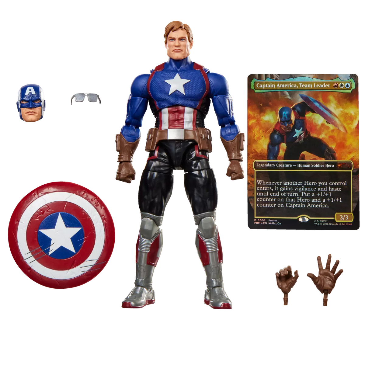 Captain America Magic: The Gathering Marvel Legends Action Figure Hasbro 2026