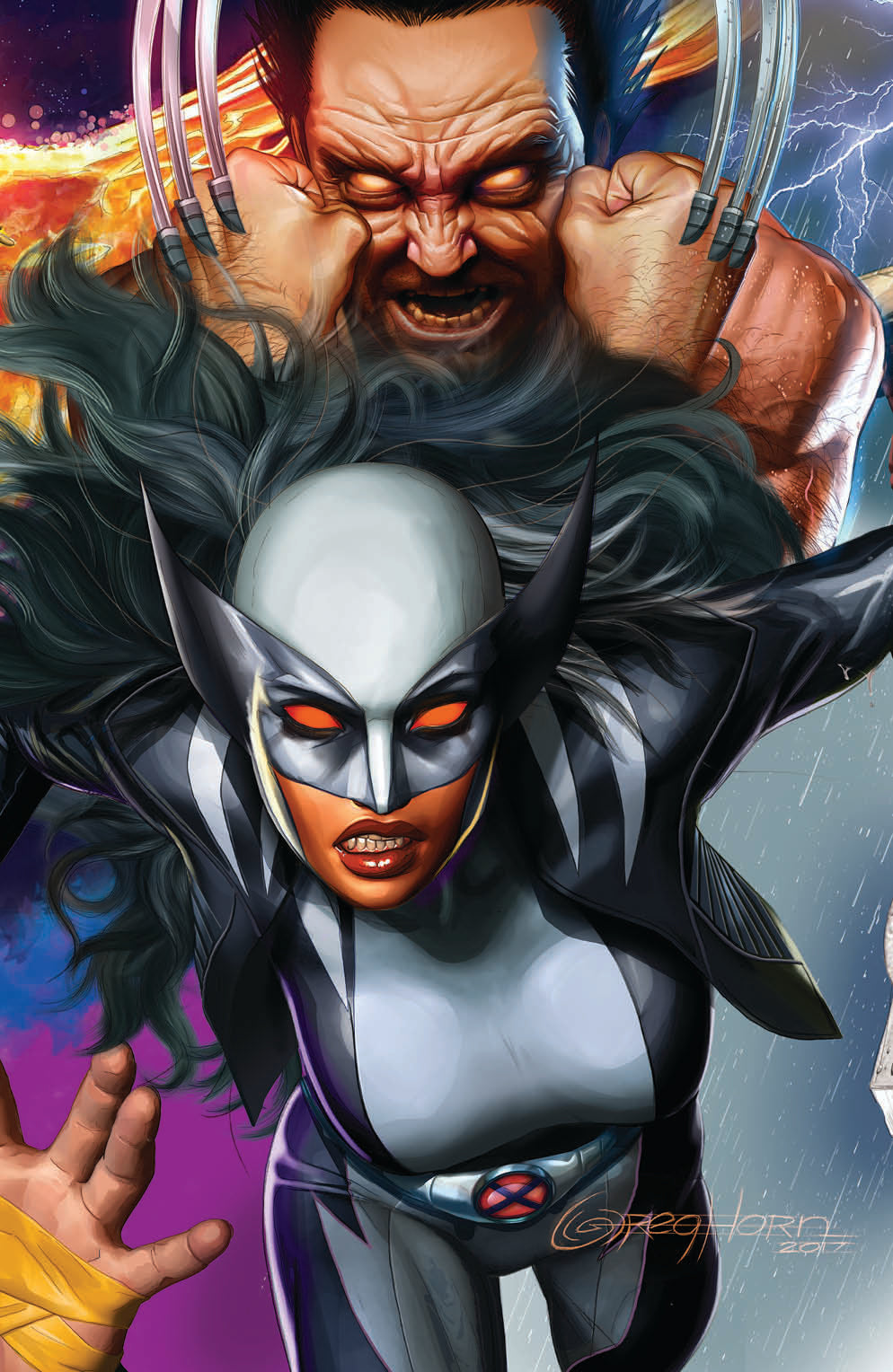 Generations Wolverine & All-New Wolverine #1 Connecting Unknown Comic Books Exclusive Horn Virgin 8/16/2017