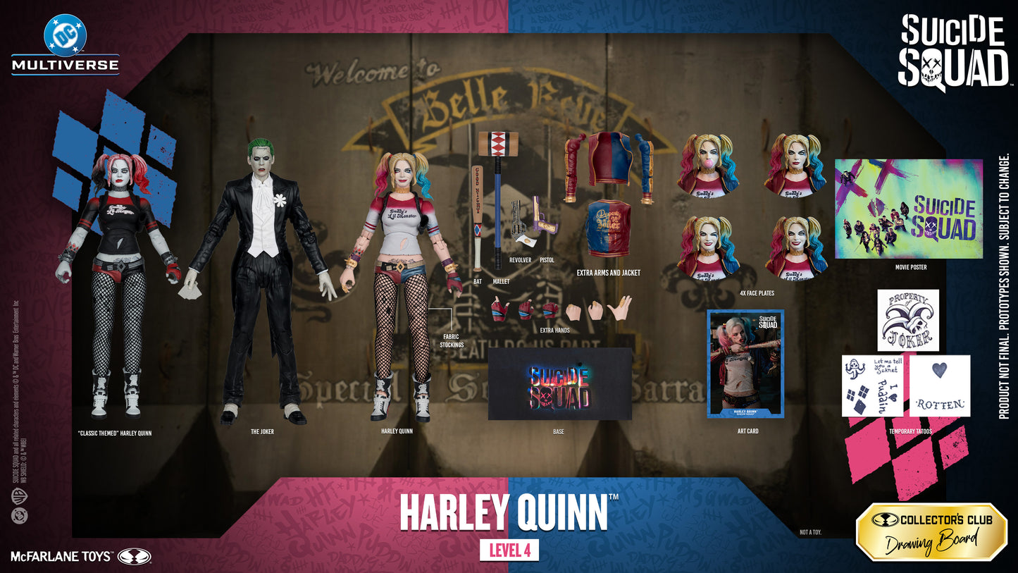 Harley Quinn Suicide Squad Level 4 Action Figure out of packaging – McFarlane Toys Collector's Club 2026