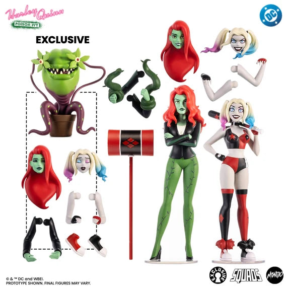 Harley Quinn & Poison Ivy Batman: The Animated Series 1:12 Scale Squads Limited Edition Action Figure Set Mondo 2026
