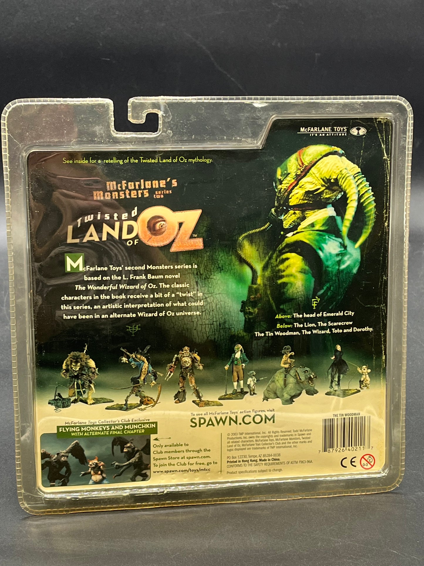 The Tin Woodman Twisted Land of Oz Action Figure McFarlane Toys 2003